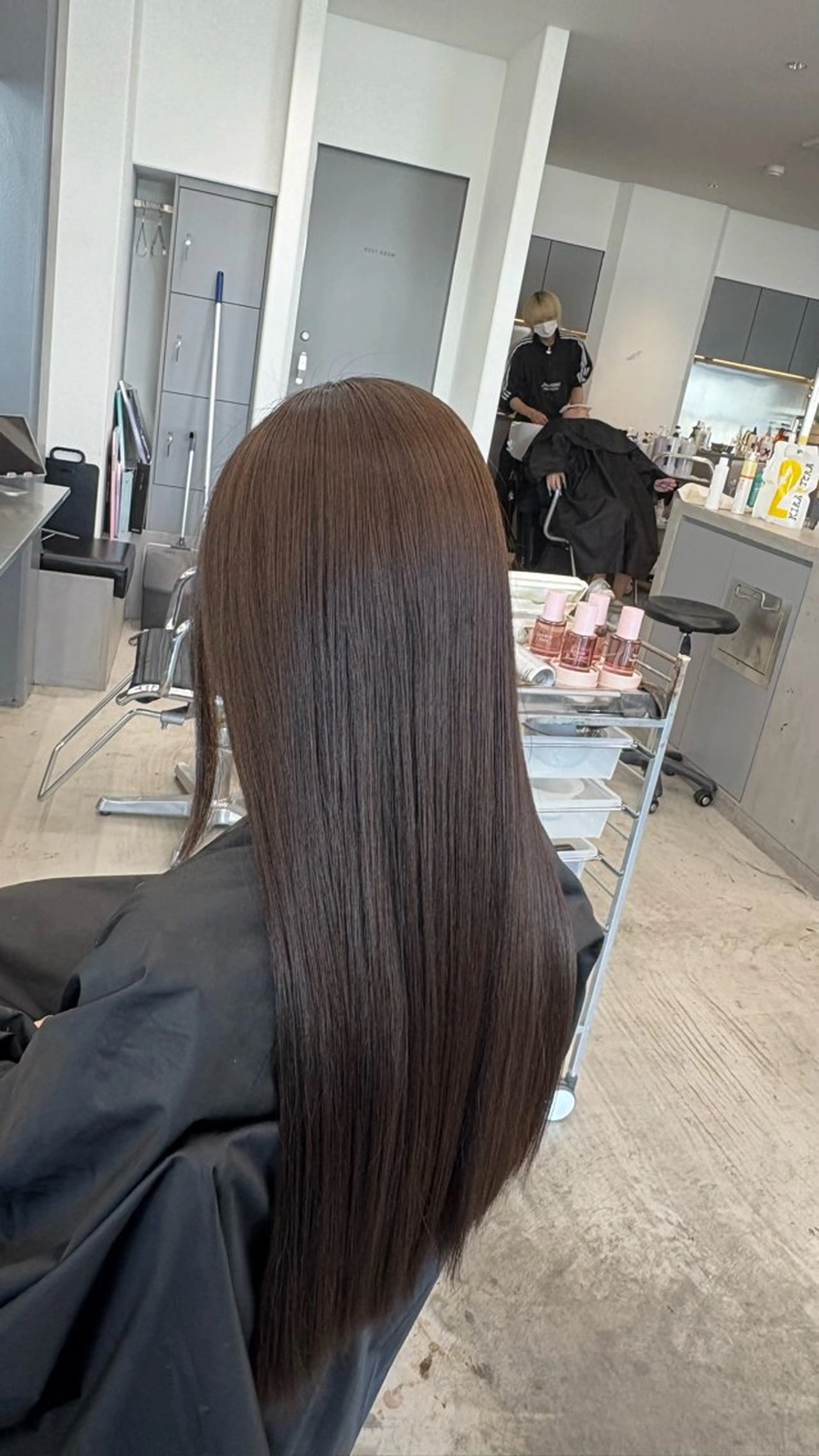 ブリーチなしカラーの写真