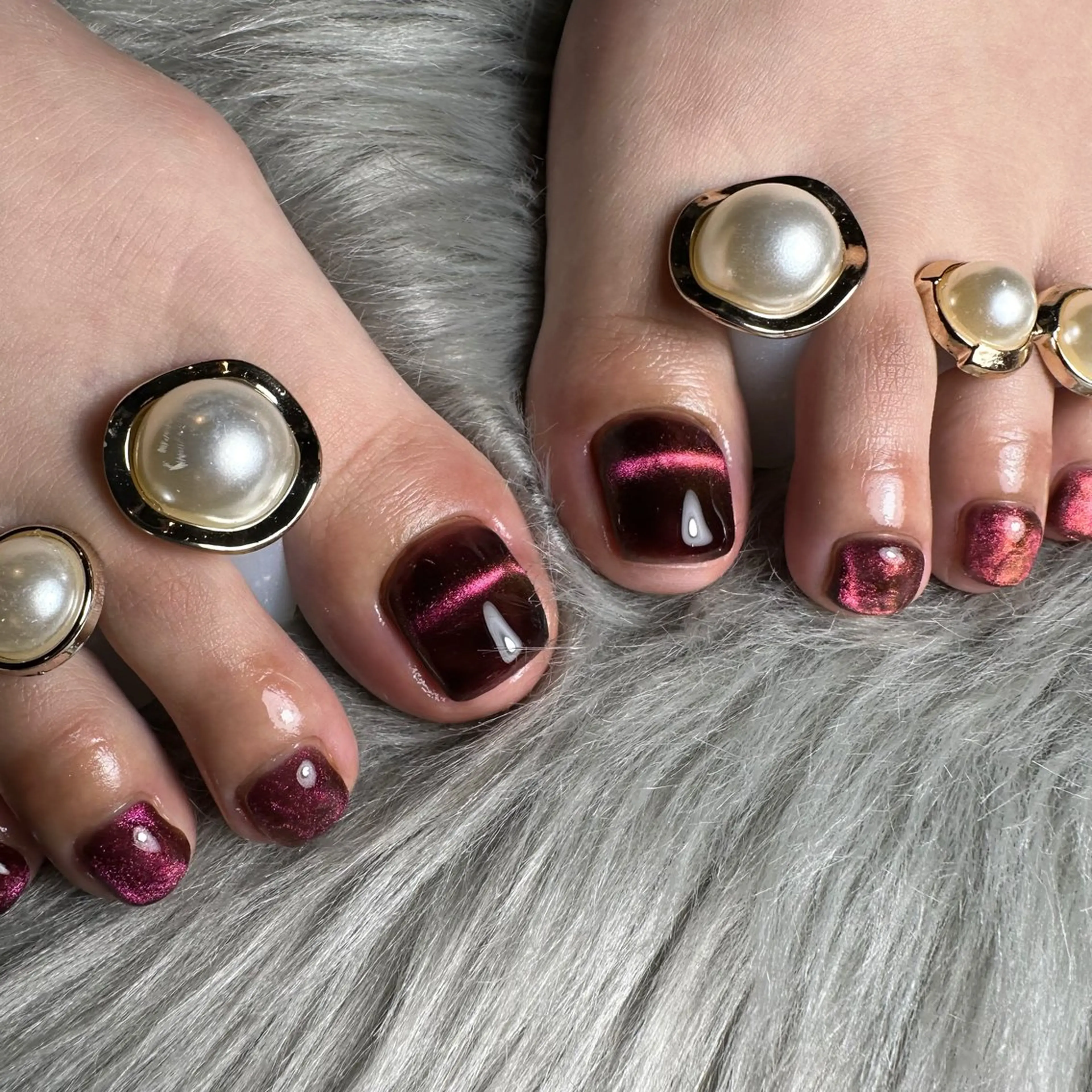 ネイル マグネットネイル nail salon 凪のネイルデザイン