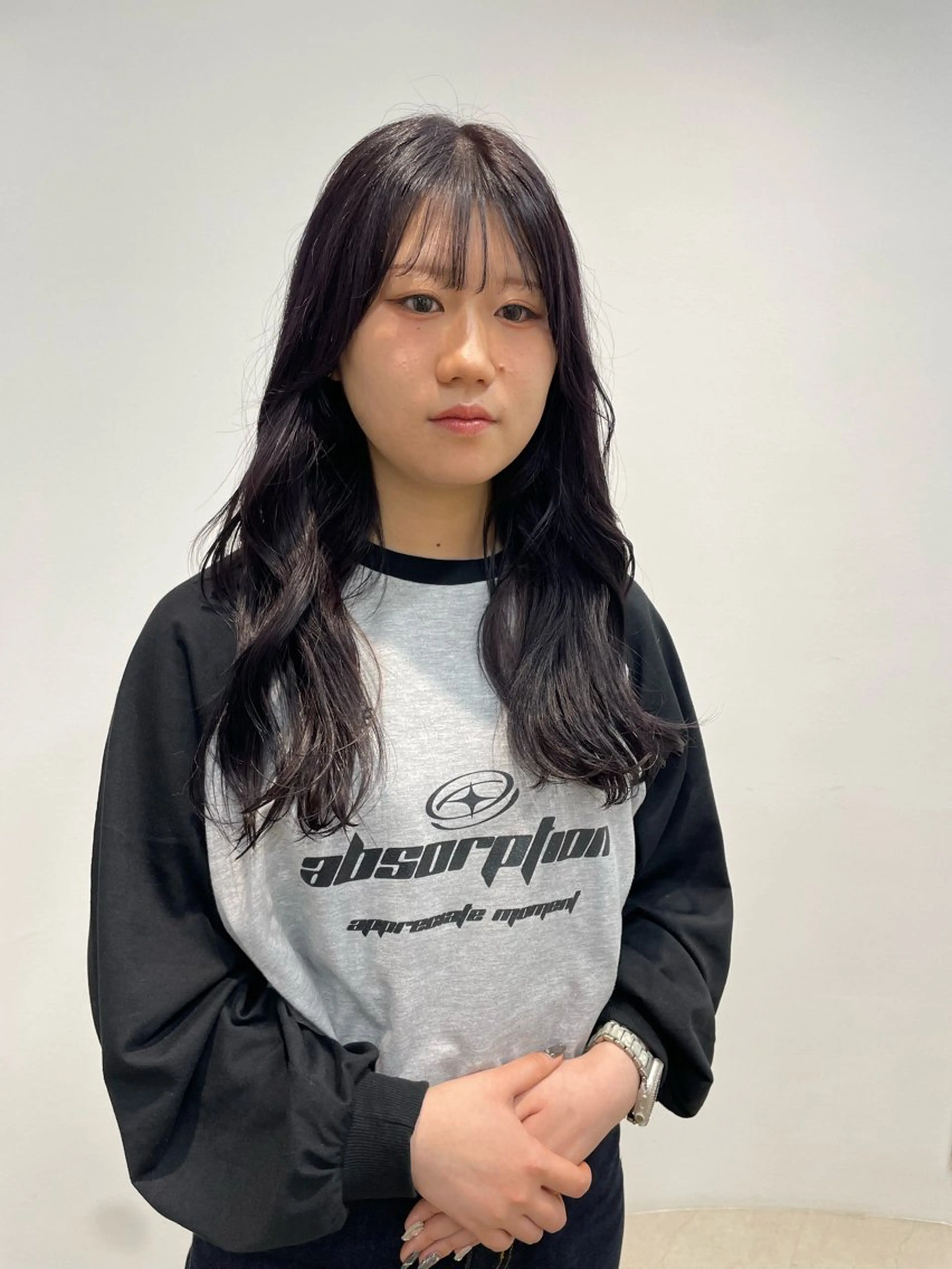 ロング カラー カット ヘアカラー トリートメント 𝘚𝘶𝘻𝘶 𓂃𓈒𓏸のヘアスタイル