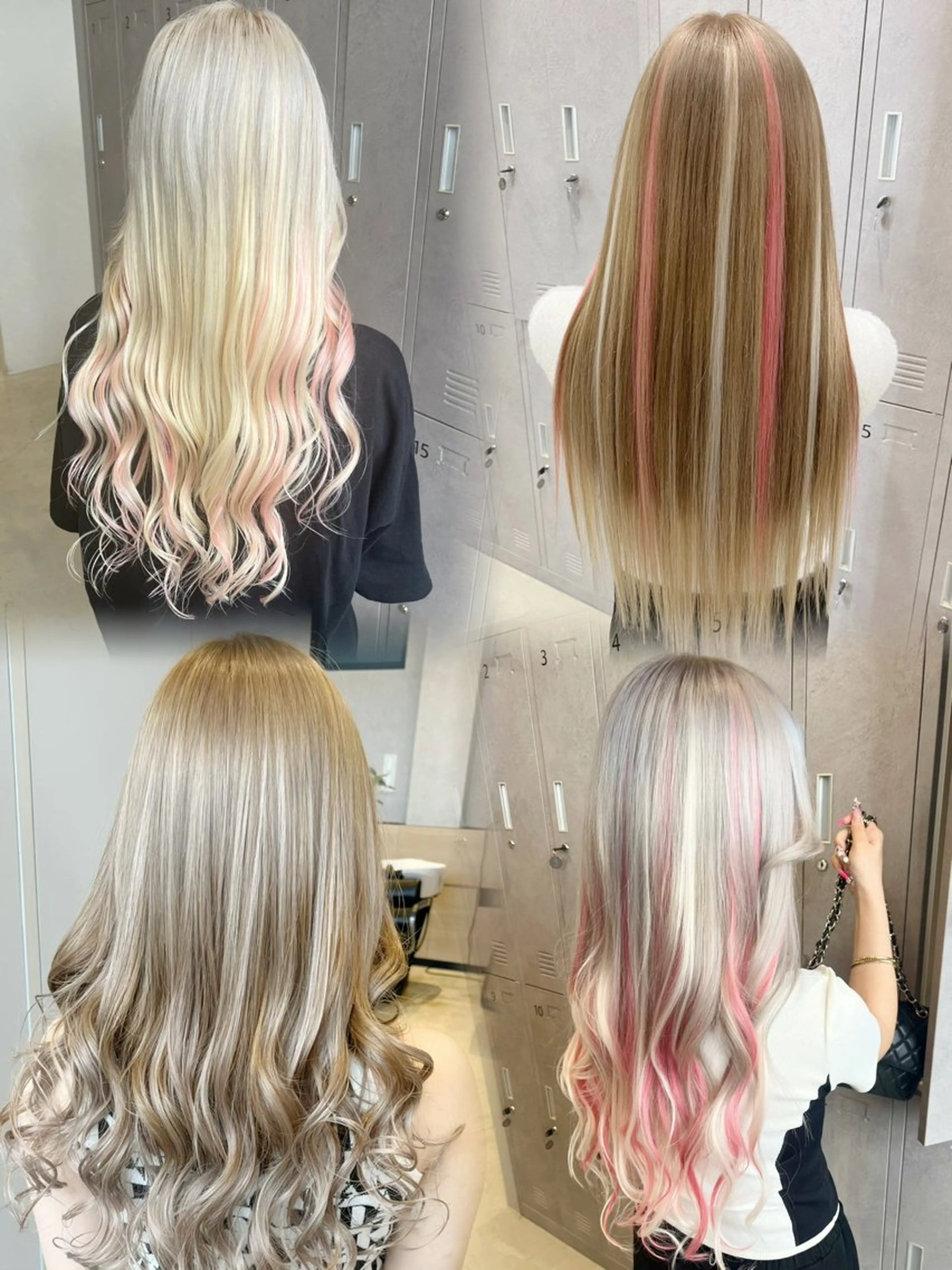 カラー ハイトーンカラー カット ヘアカラー トリートメント エクステ 福島 果音のヘアスタイル