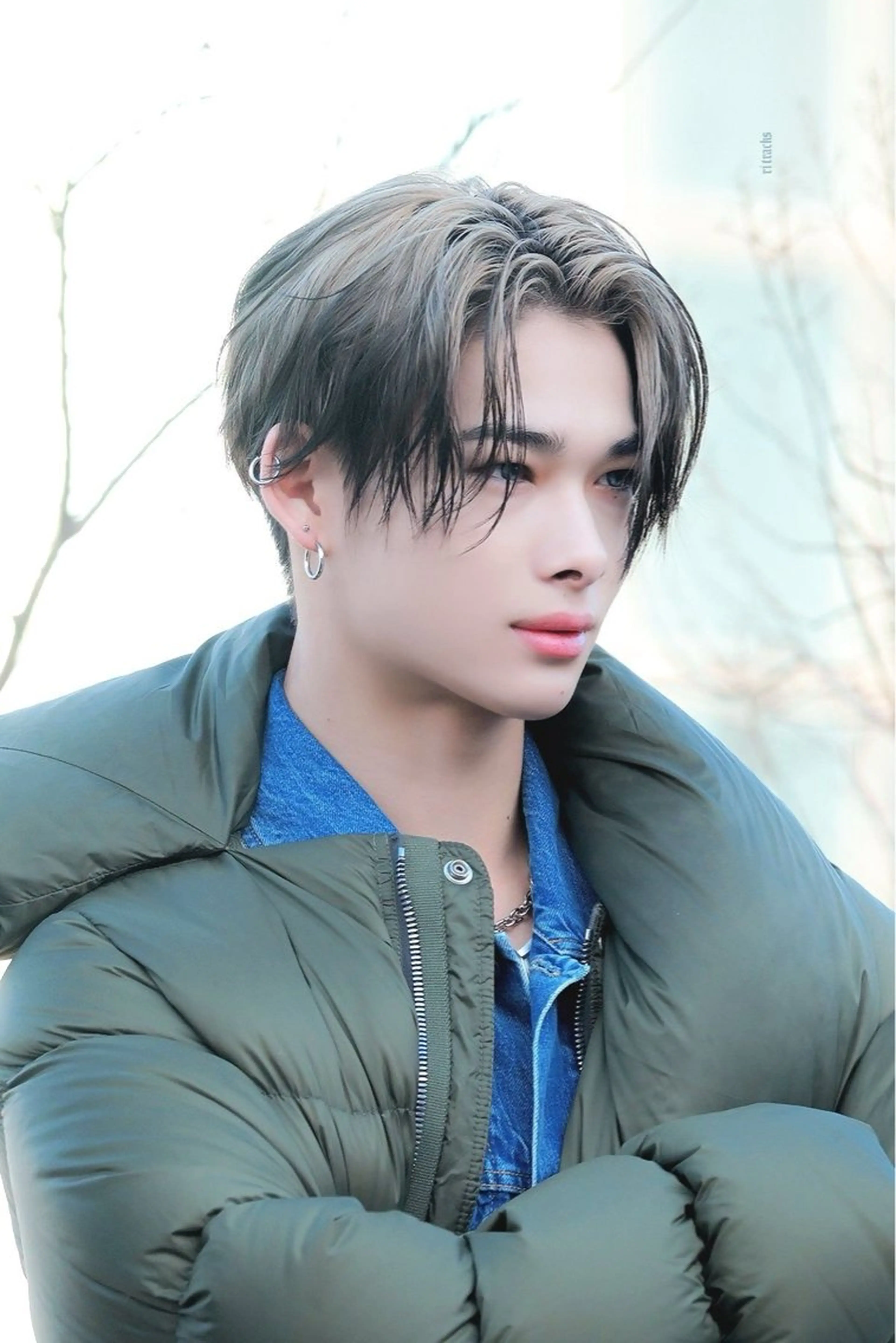 メンズ センターパート Li's所属・渡辺 皐志 Li's 布施のヘアスタイル