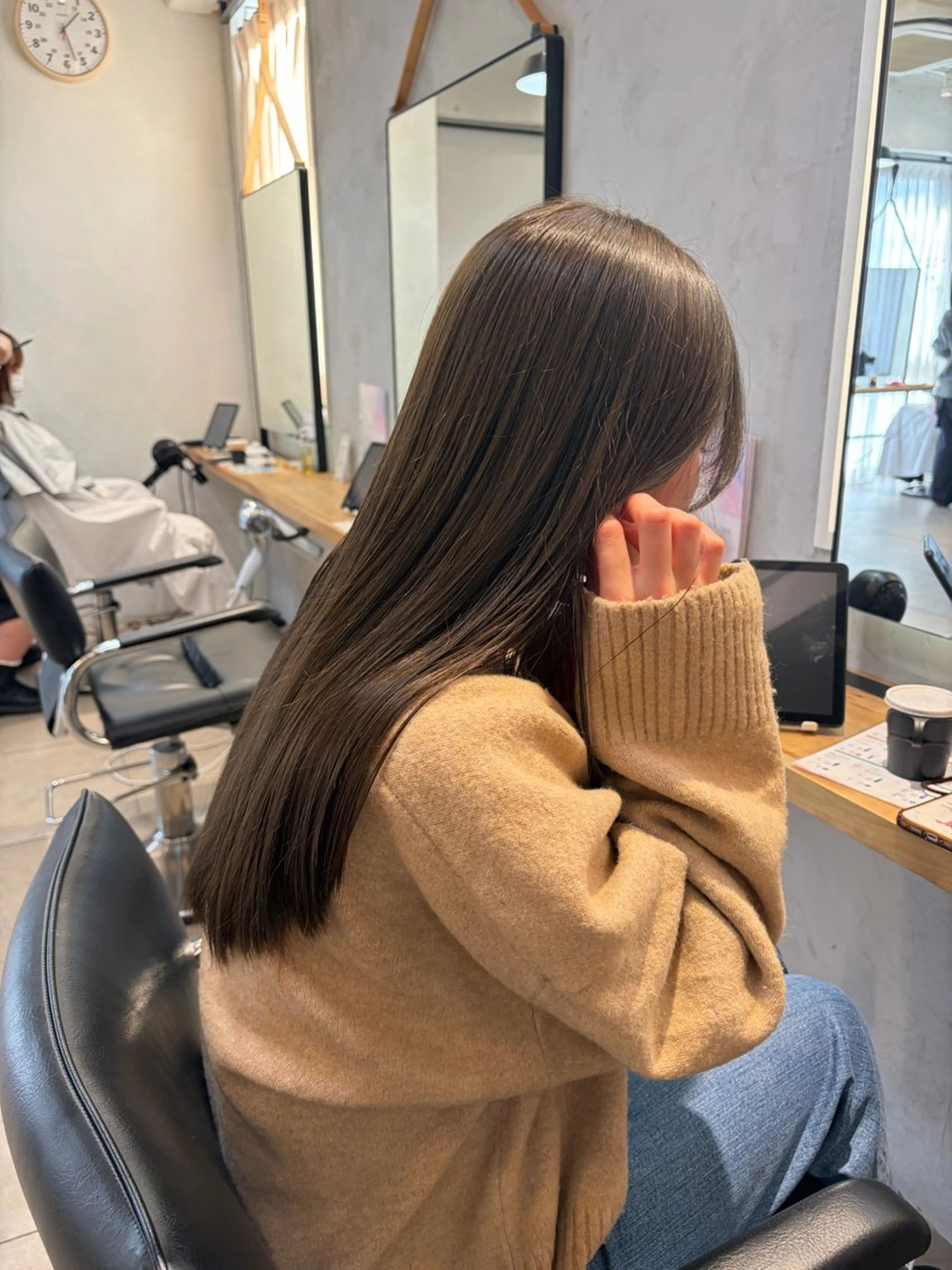 ロング カラー カット ヘアカラー トリートメント じゅわっと暖色カラー 🍊Moemiのヘアスタイル