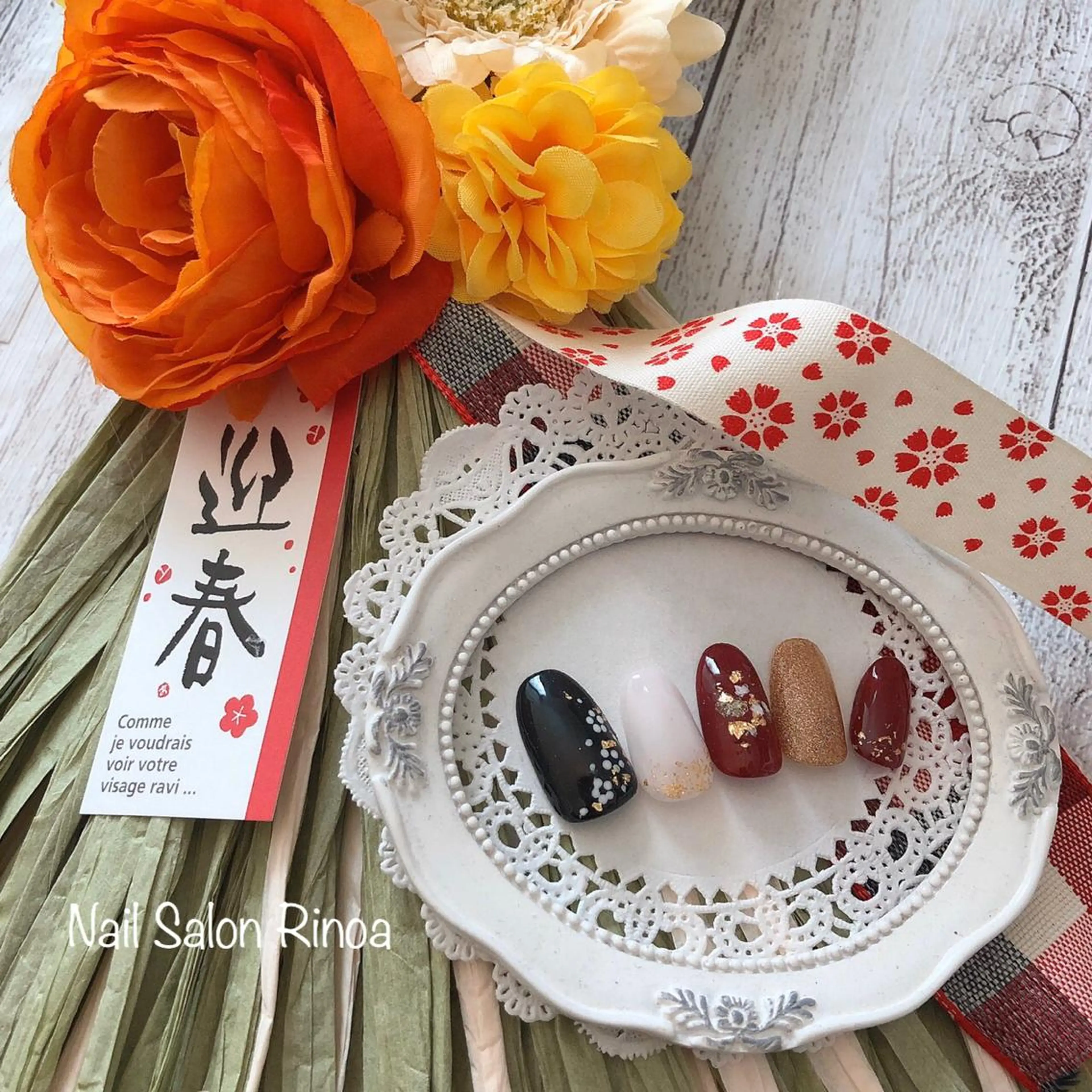 ネイル ハンドネイル フットネイル Nail Salon Rinoaのネイルデザイン