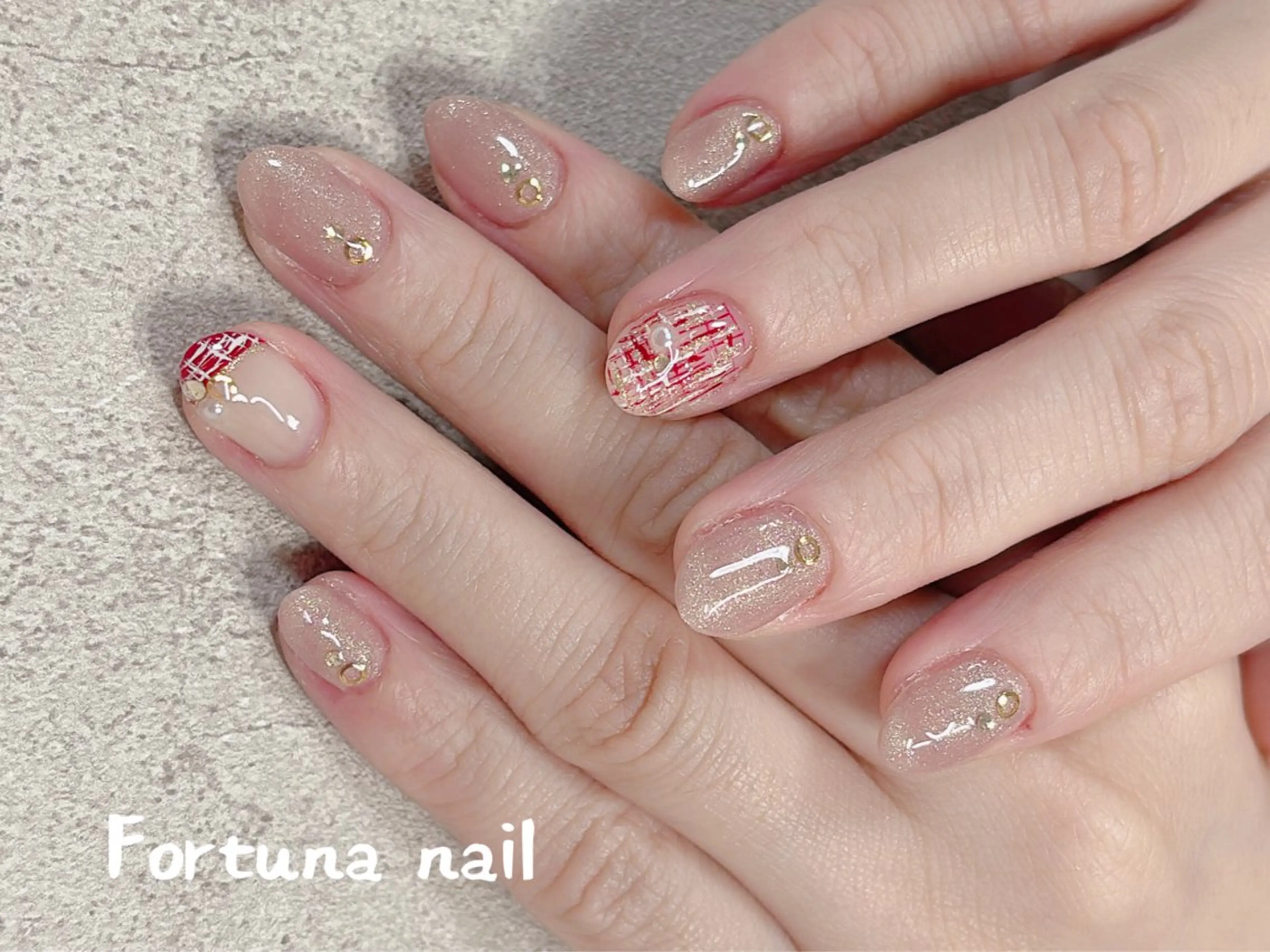 ネイル ハンドネイル Nail •Head スパFortunaのネイルデザイン