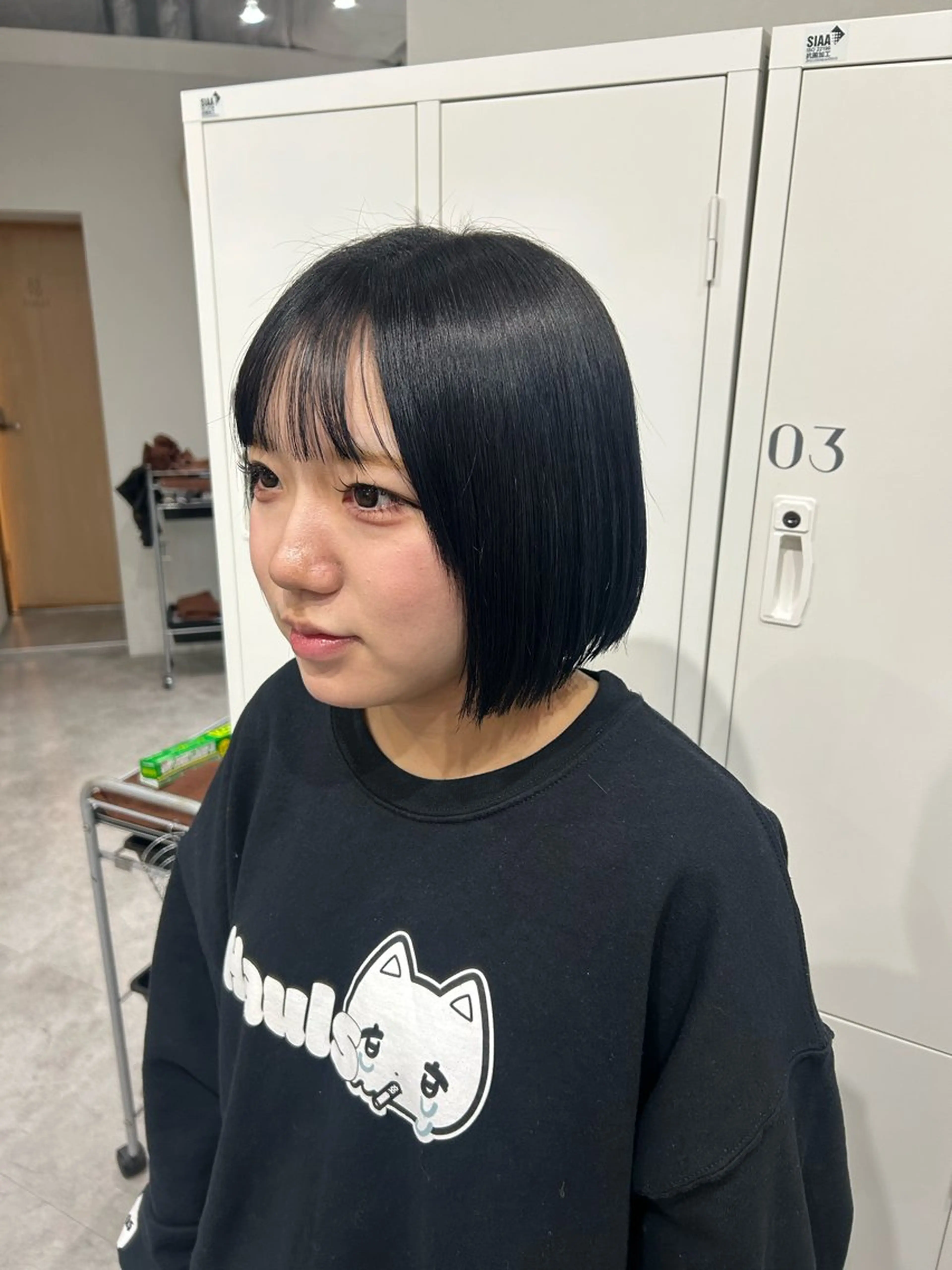 ミディアム カラー ヘアアレンジ ボブ カット ヘアカラー ボブ /ニュアンス/ satomi🧸💖のヘアスタイル