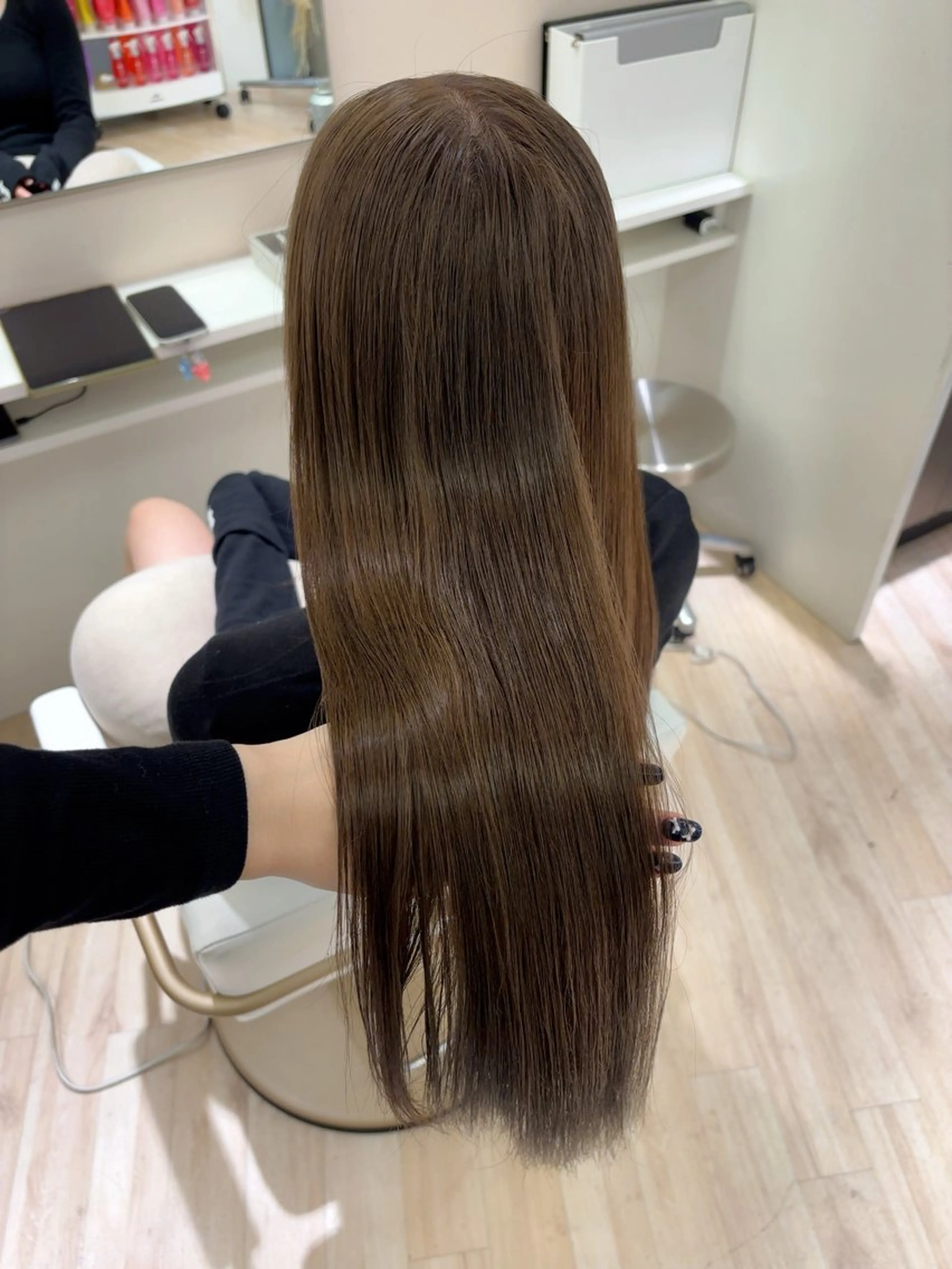 ロング カラー ParveMix 岡本えりかのヘアスタイル