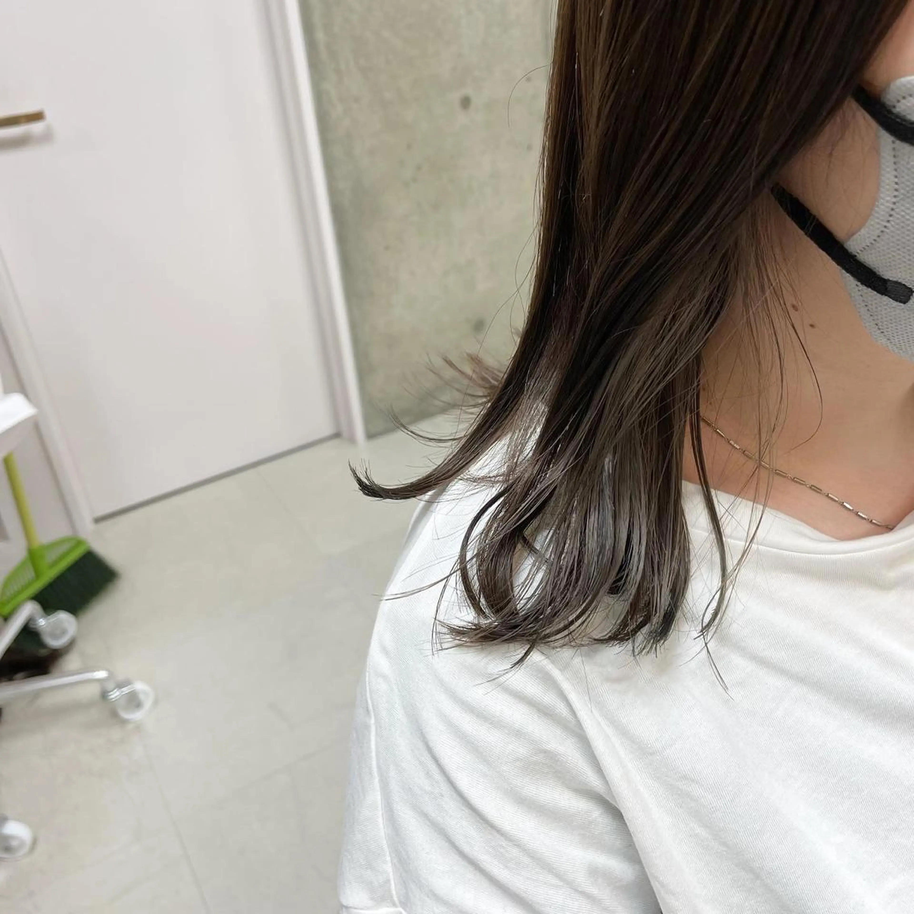 ミディアム カラー ヘアカラー 坂本 沙也加のヘアスタイル