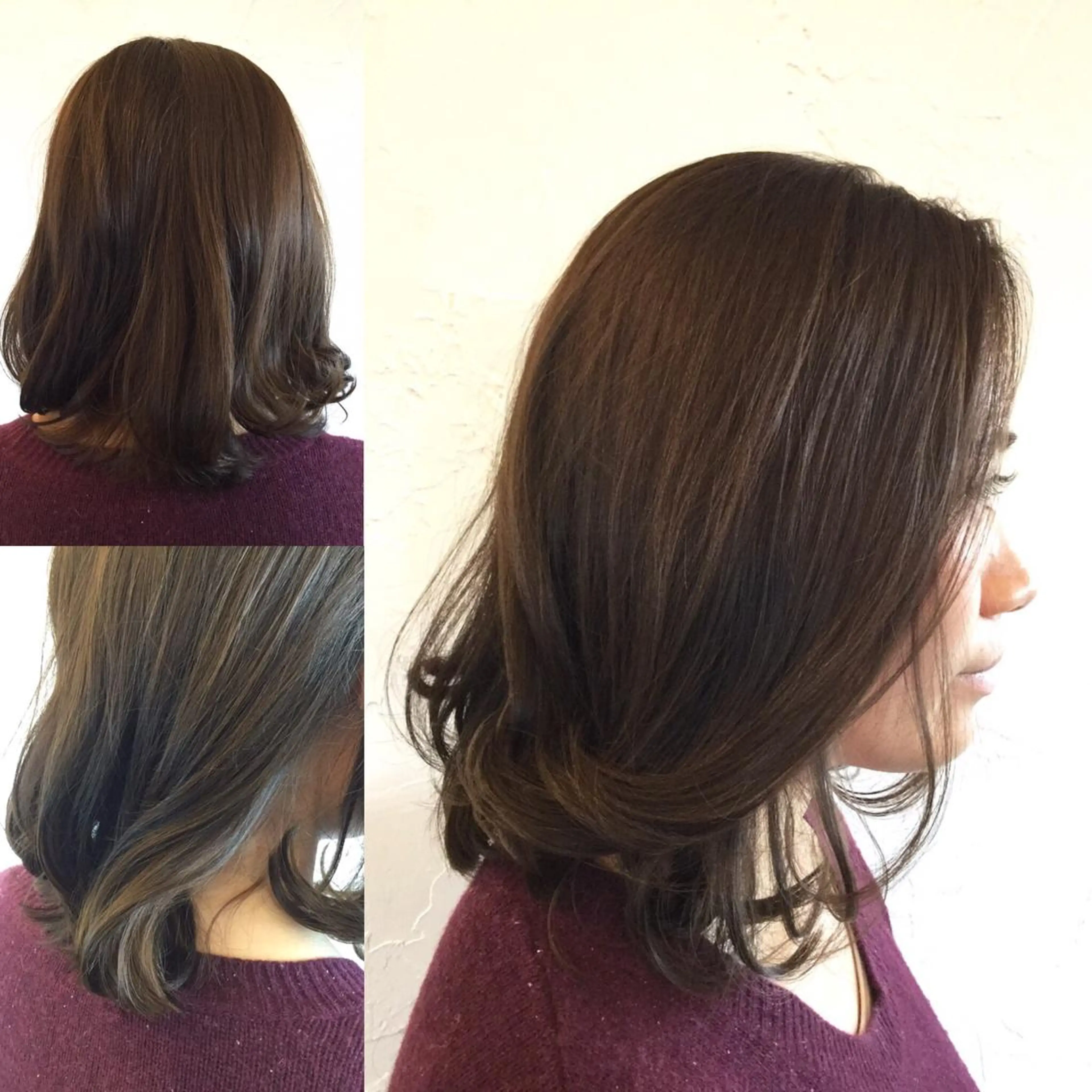 ミディアム カラー ヘアアレンジ Add9 久保田 陽代のヘアスタイル