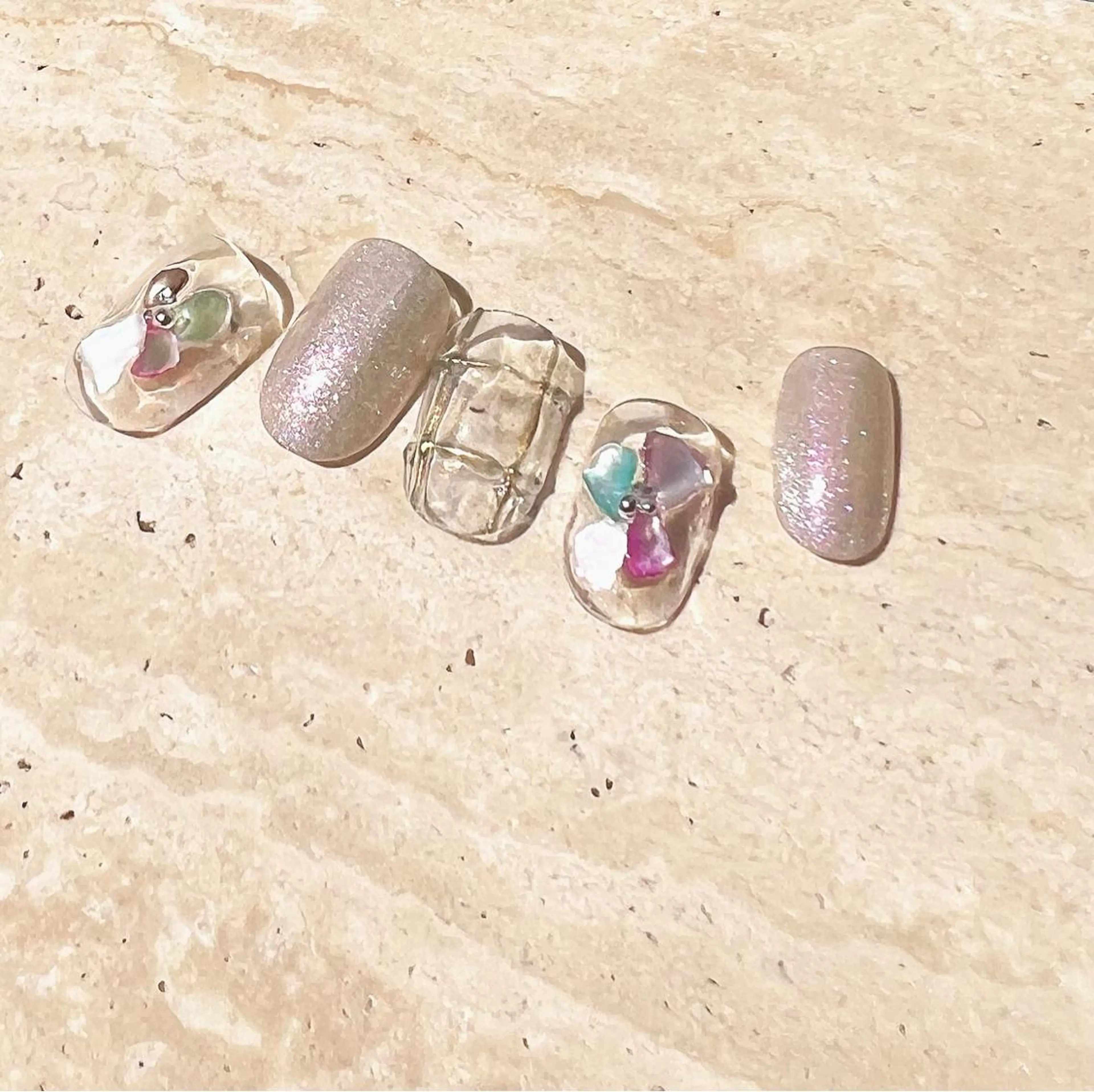 ネイル ハンドネイル pointillé .ayaのネイルデザイン