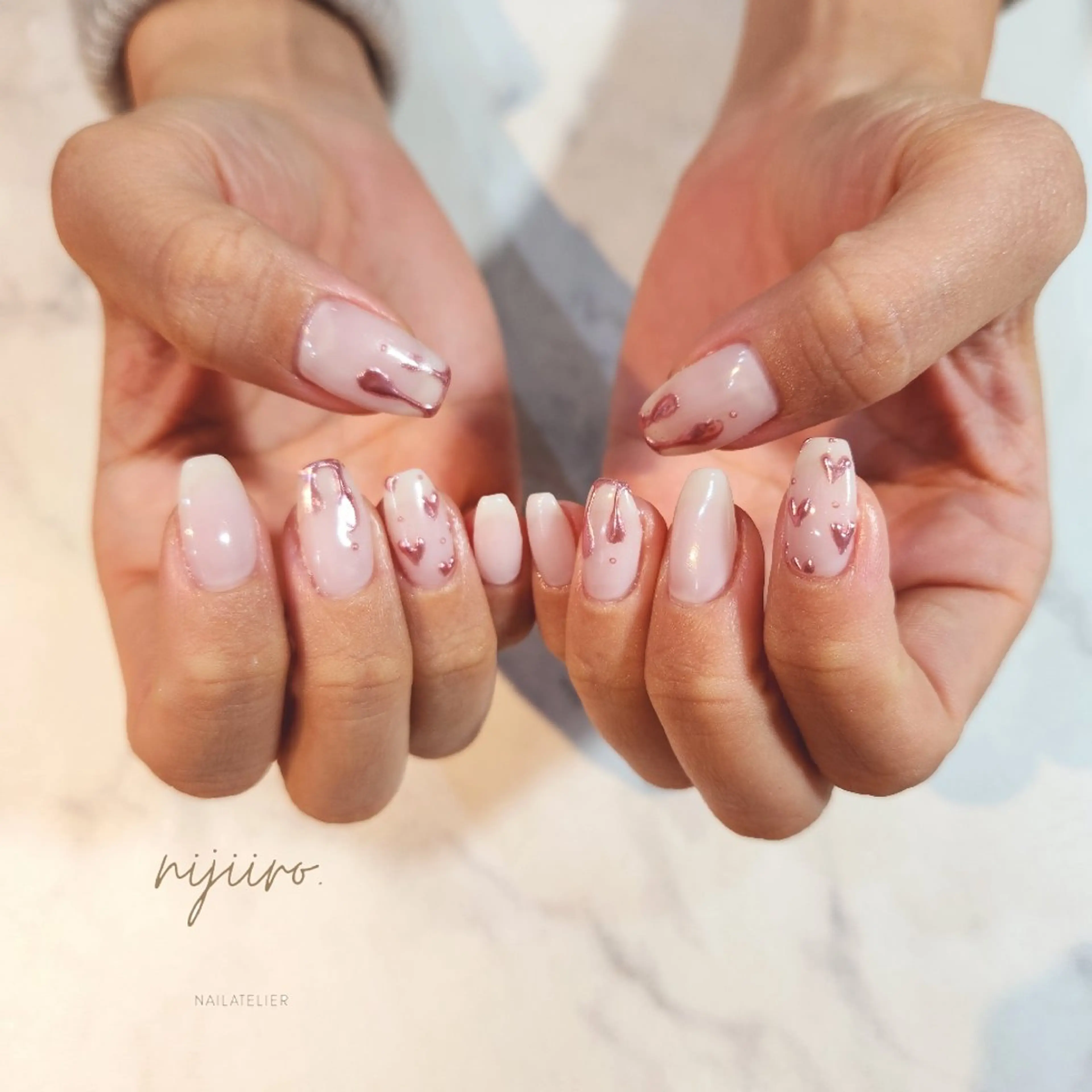 ネイル ハンドネイル nijiiro🌈 サトウのネイルデザイン