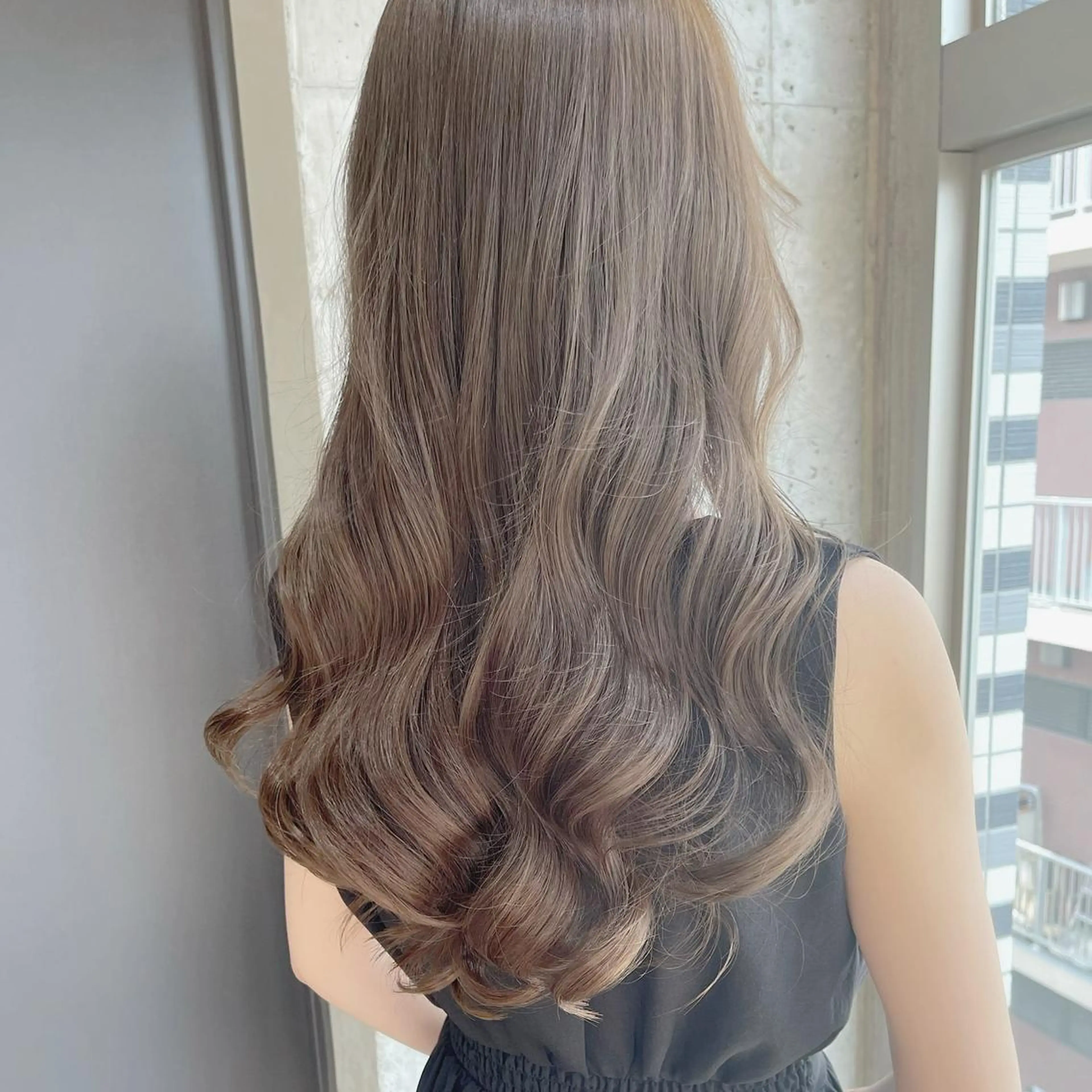 ロング カラー カット ヘアカラー トリートメント Aloa透明感ヘア ♡kanami♡のヘアスタイル