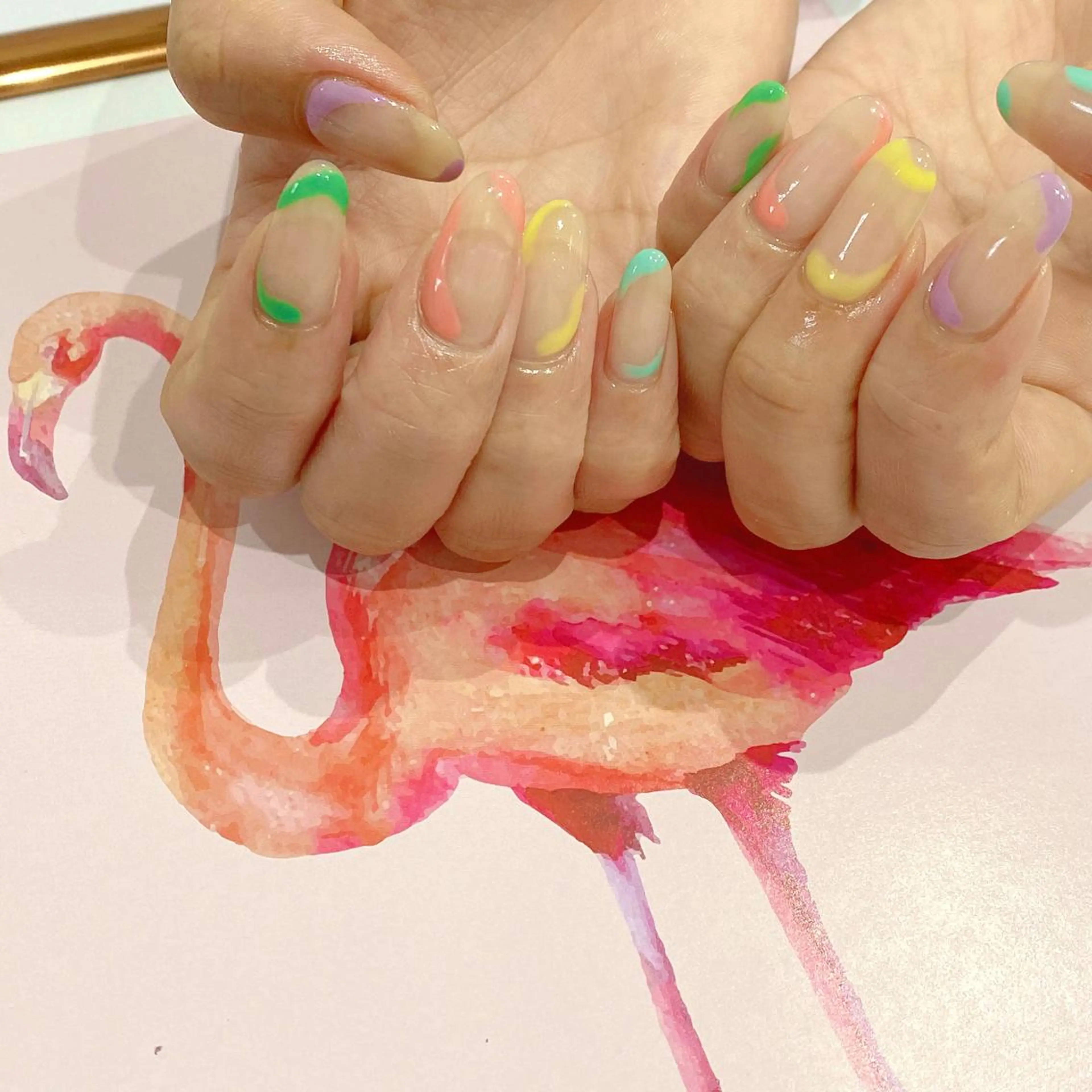 ネイル 持ち込み ハンドネイル Nail Salon Leafのネイルデザイン