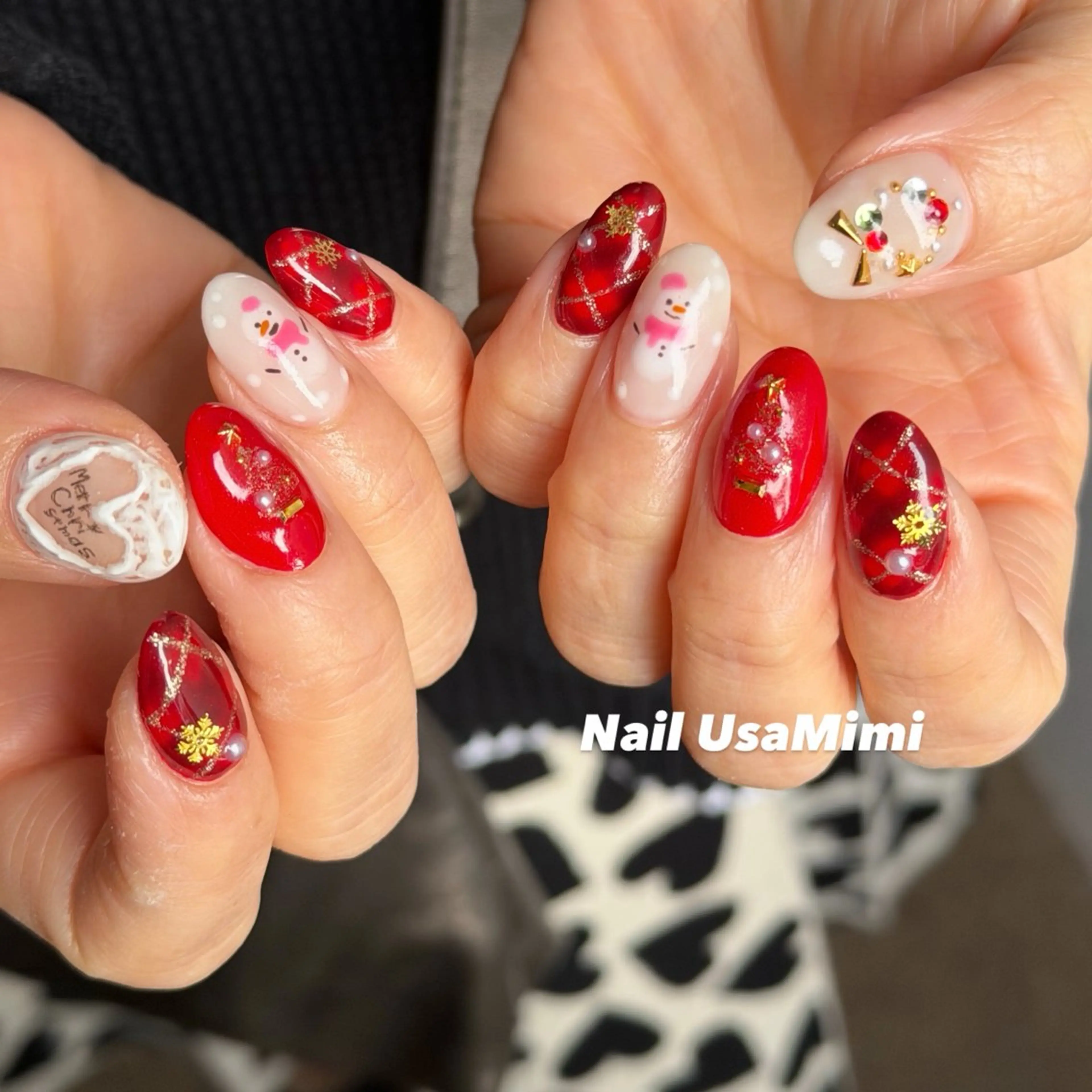 ショート ハンドネイル 本町Nail Usa Mimi  SAKIのネイルデザイン