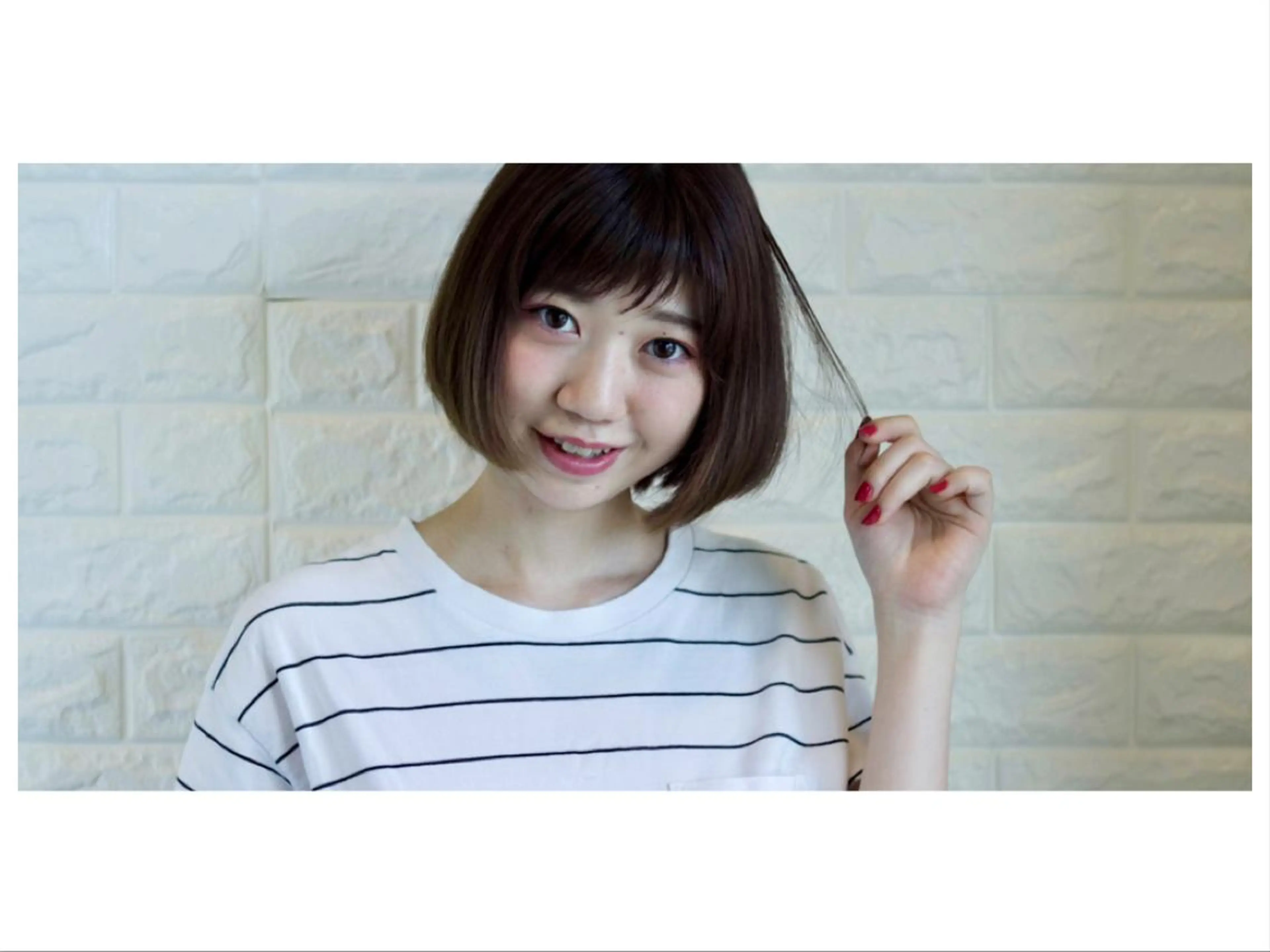 ショート カラー ヘアアレンジ ボブ 🌿‬ ܸAir 透明感🌱西村知佳のヘアスタイル