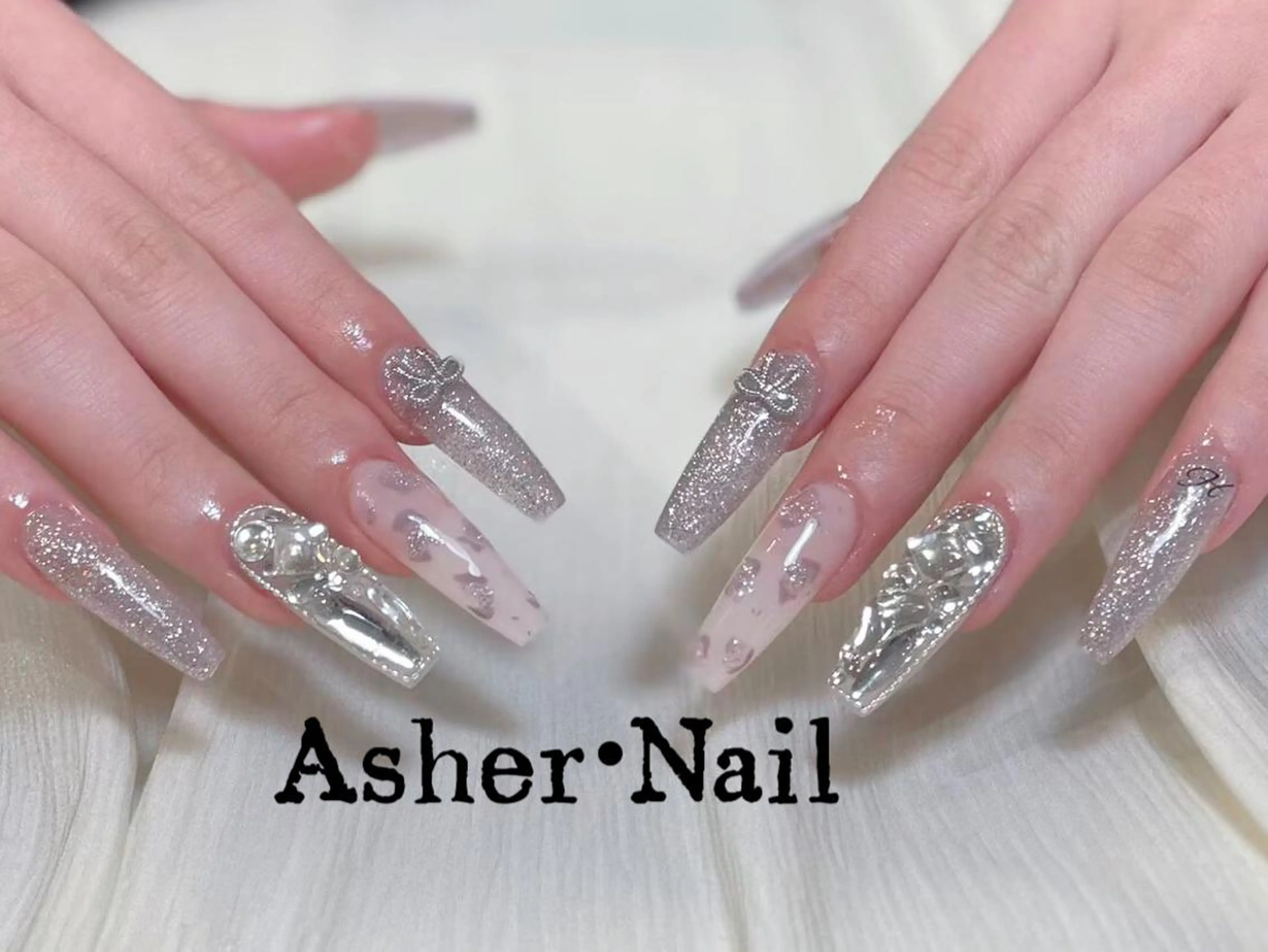 ネイル ハンドネイル ハンドケア Asher-Yuki 🍁のネイルデザイン