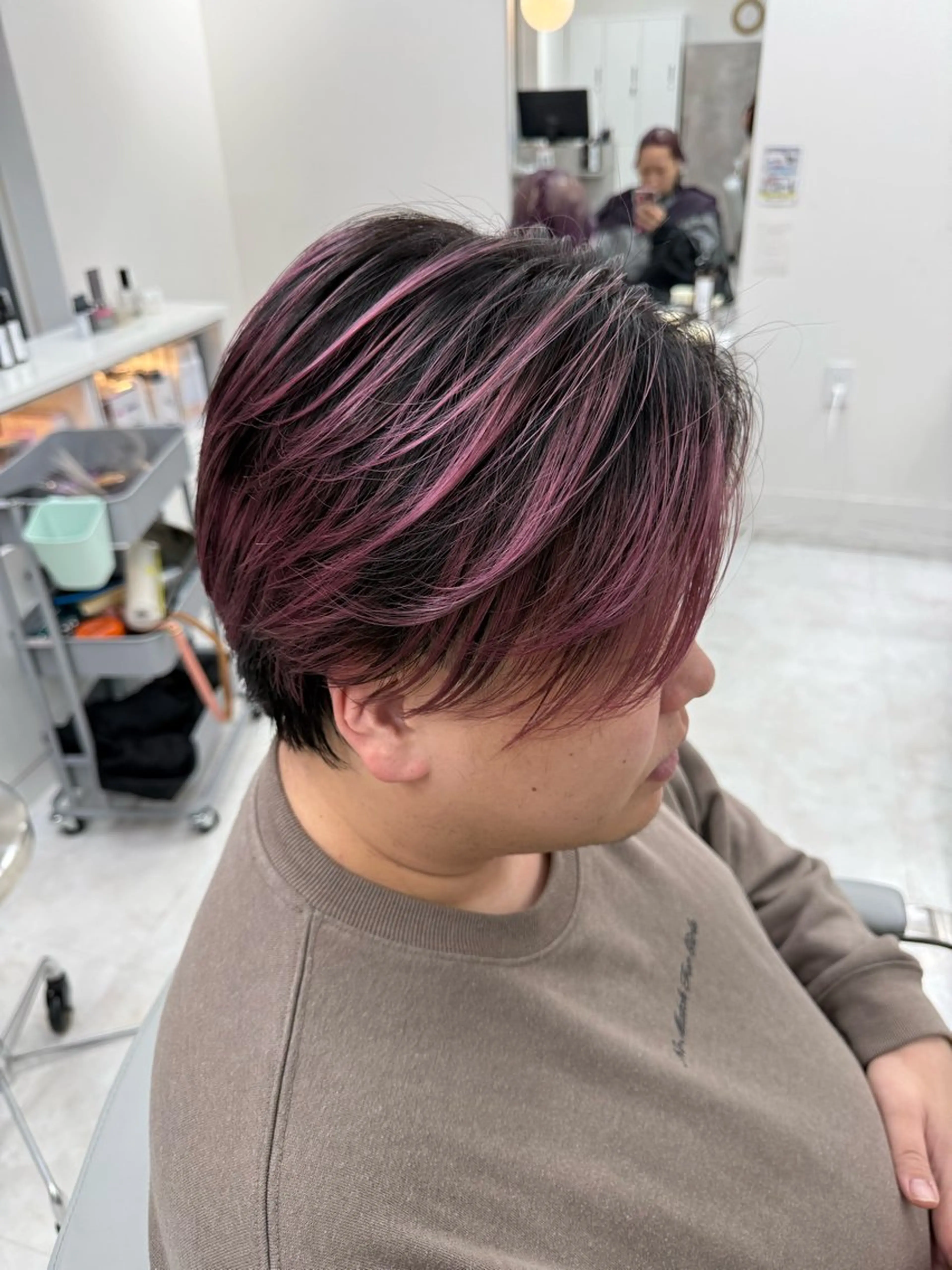 カラー メンズ カット ヘアカラー ヘアセット 【バレイヤージュ】 🔥メンズRYUTAのヘアスタイル