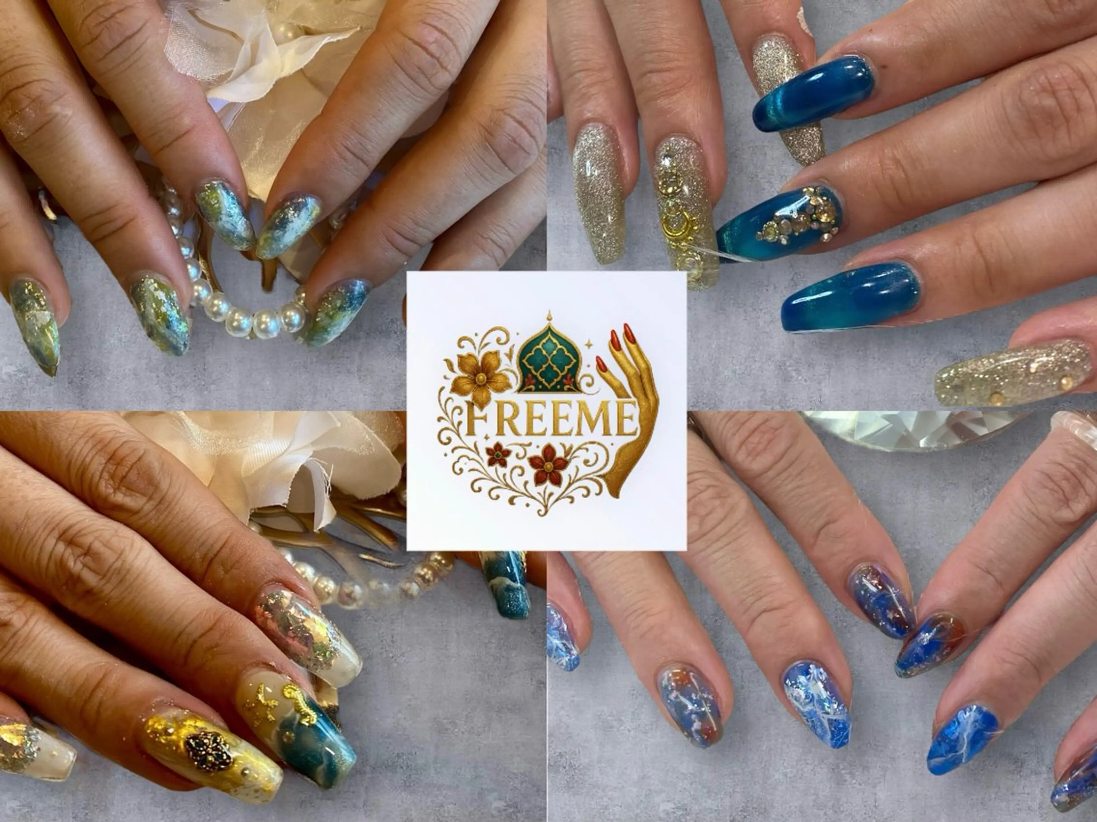 ネイル ハンドネイル FREEME 🌼アビのネイルデザイン