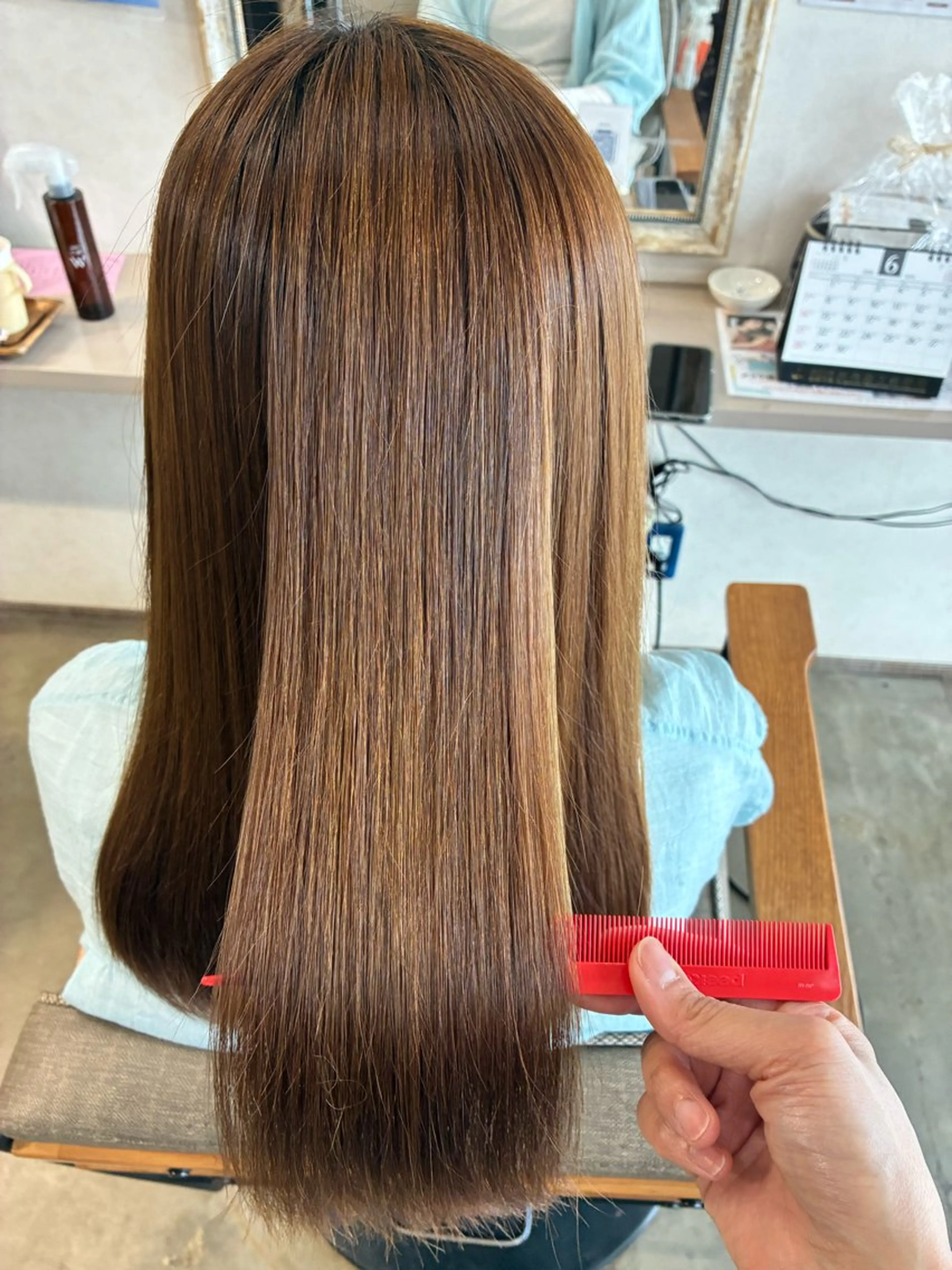 ロング 髪質改善 宇田津 文那のヘアスタイル