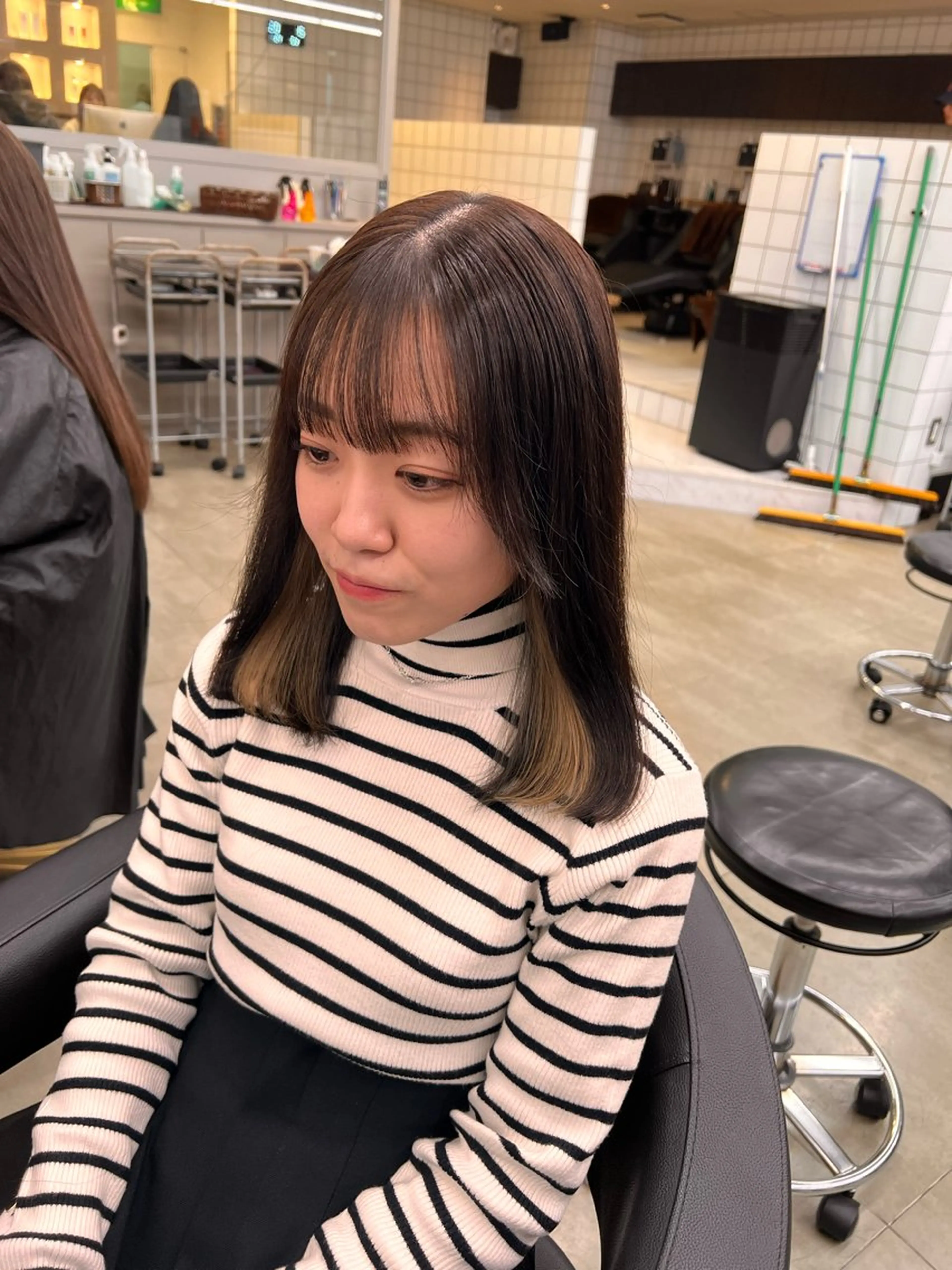 ミディアム カラー 💖札幌カラー 指名No.1💖玲奈のヘアスタイル