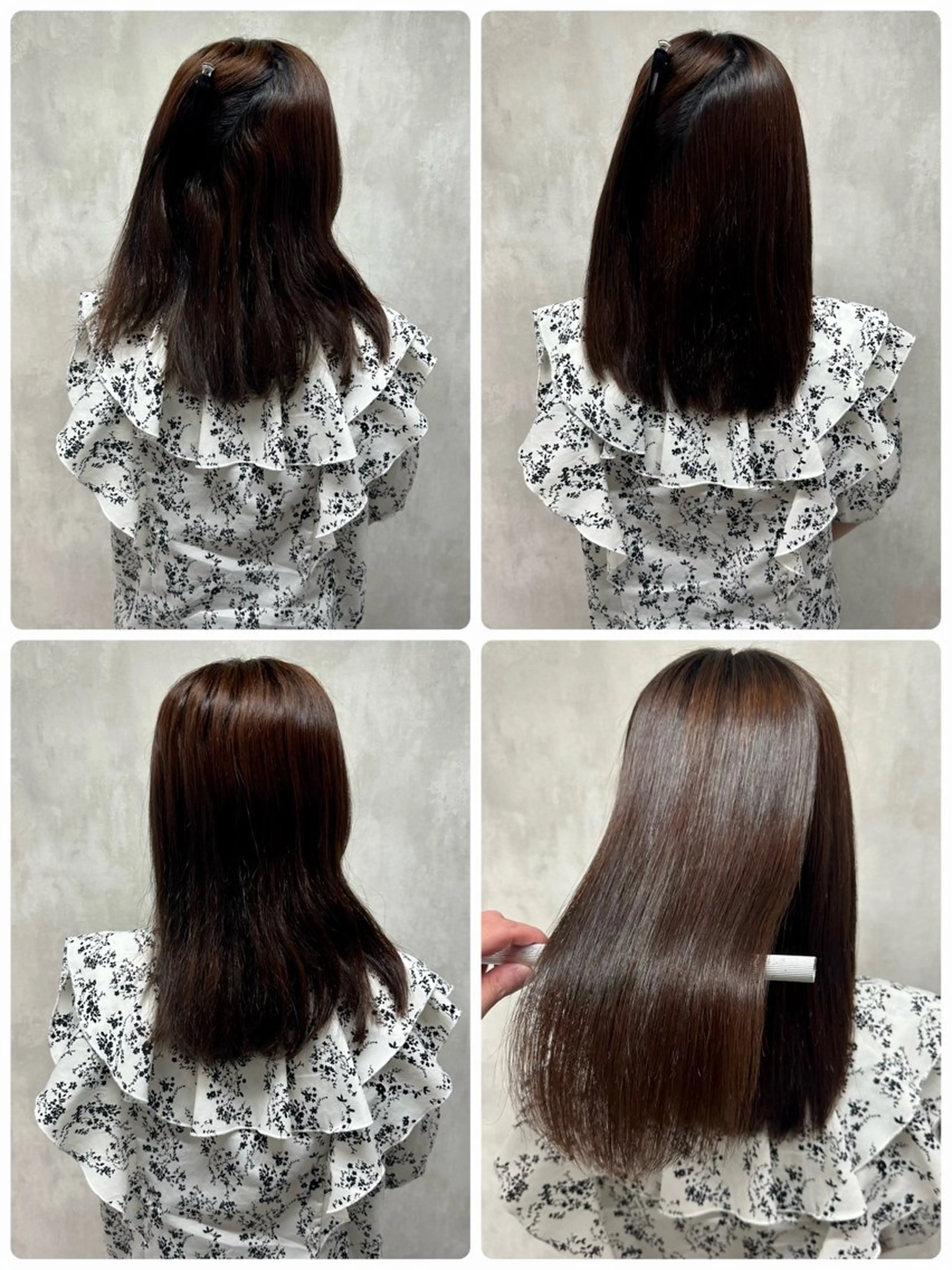 ミディアム 縮毛矯正 トリートメント ⚠️美容室迷子⚠️ 谷口にお任せ😊のヘアスタイル