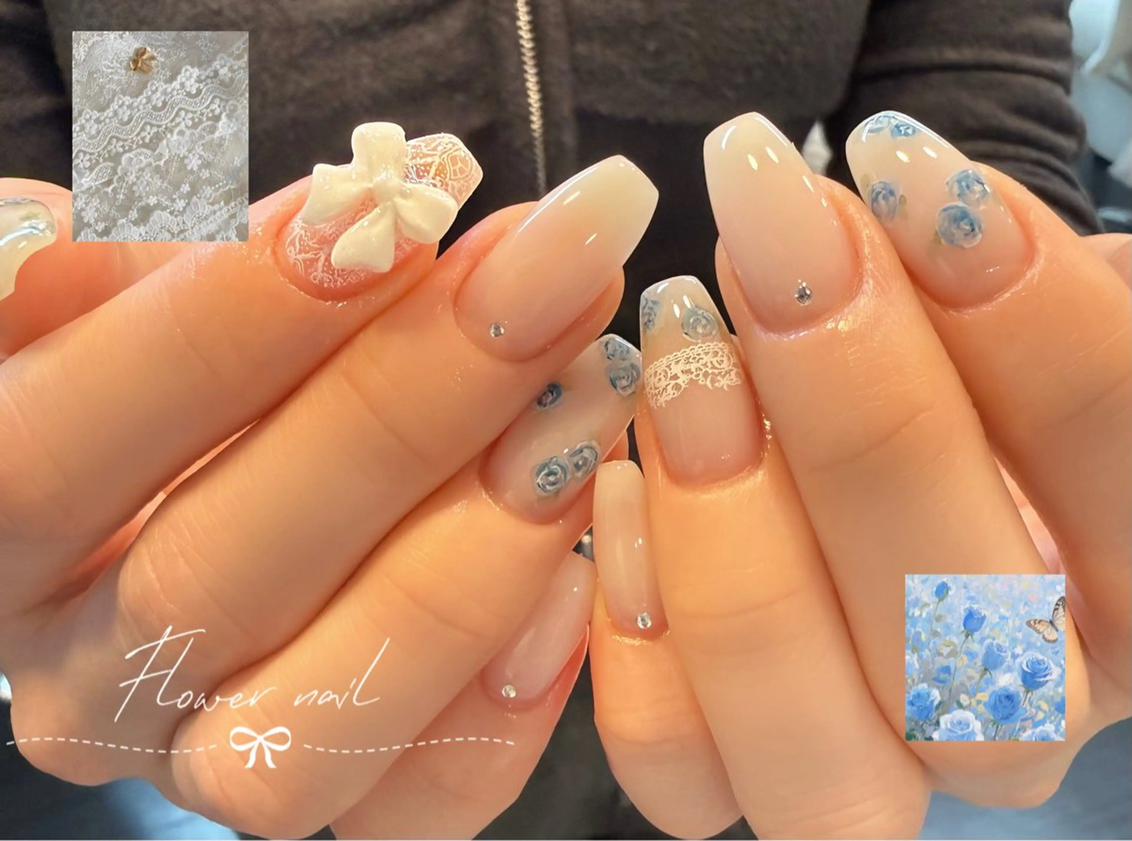ネイル ハンドネイル Flower nailのネイルデザイン