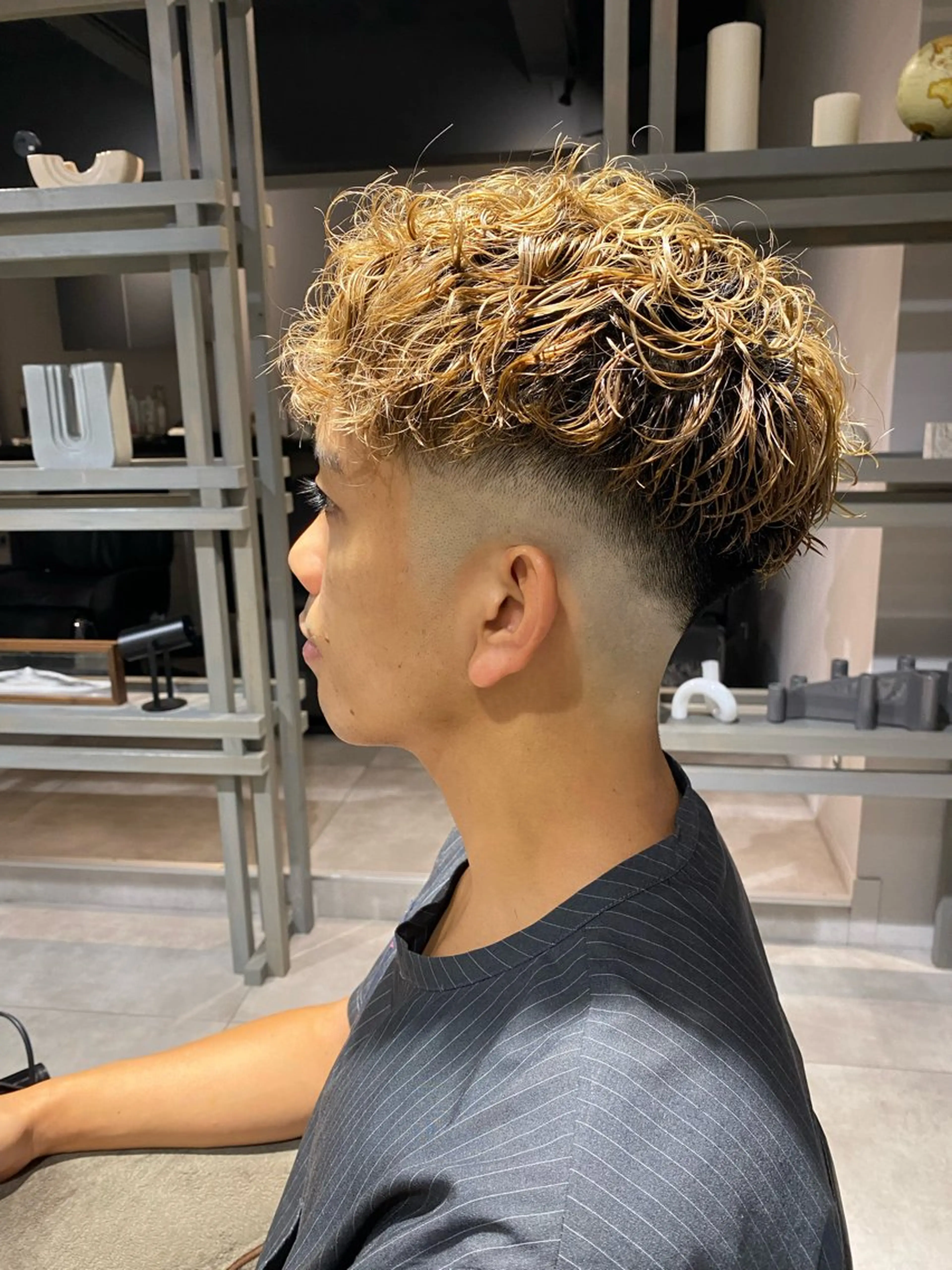 ショート パーマ メンズ カット パーマ トリートメント 似合う髪型が 分からない方へのヘアスタイル