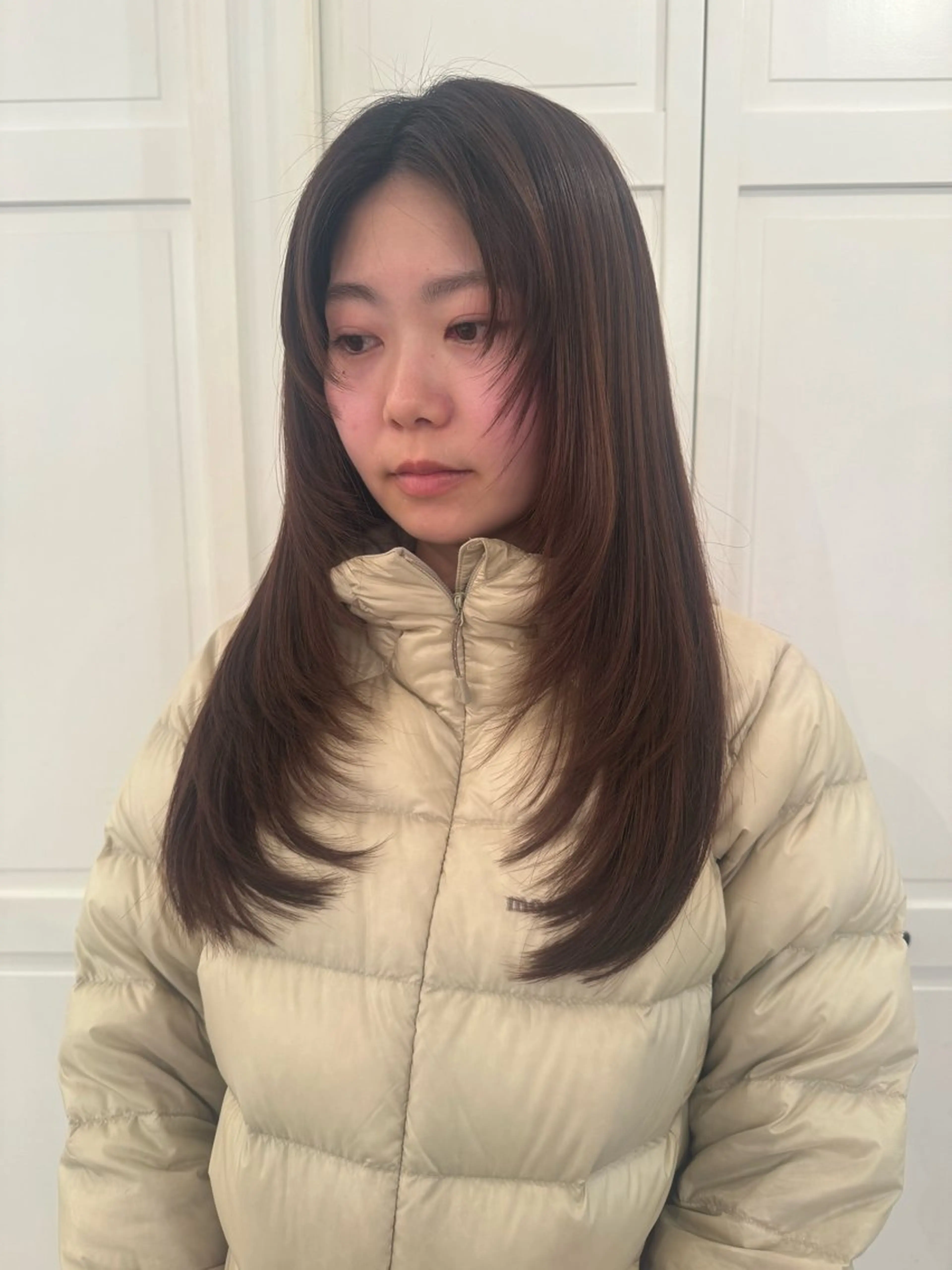 カラー カット ヘアカラー ブリーチカラー🎀 韓国風/寺門美優のヘアスタイル
