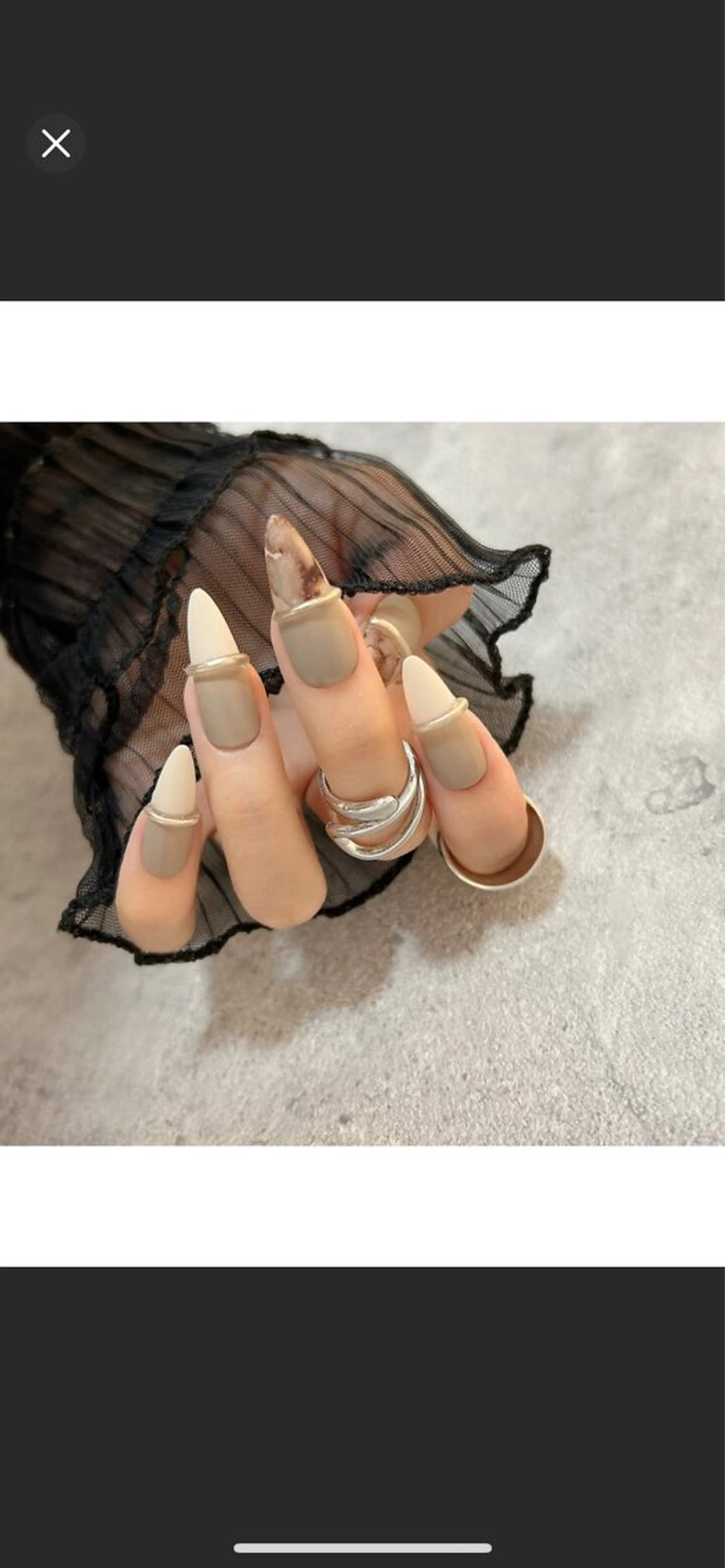 ネイル ハンドネイル Ray. ／綺麗目ニュアンスのネイルデザイン