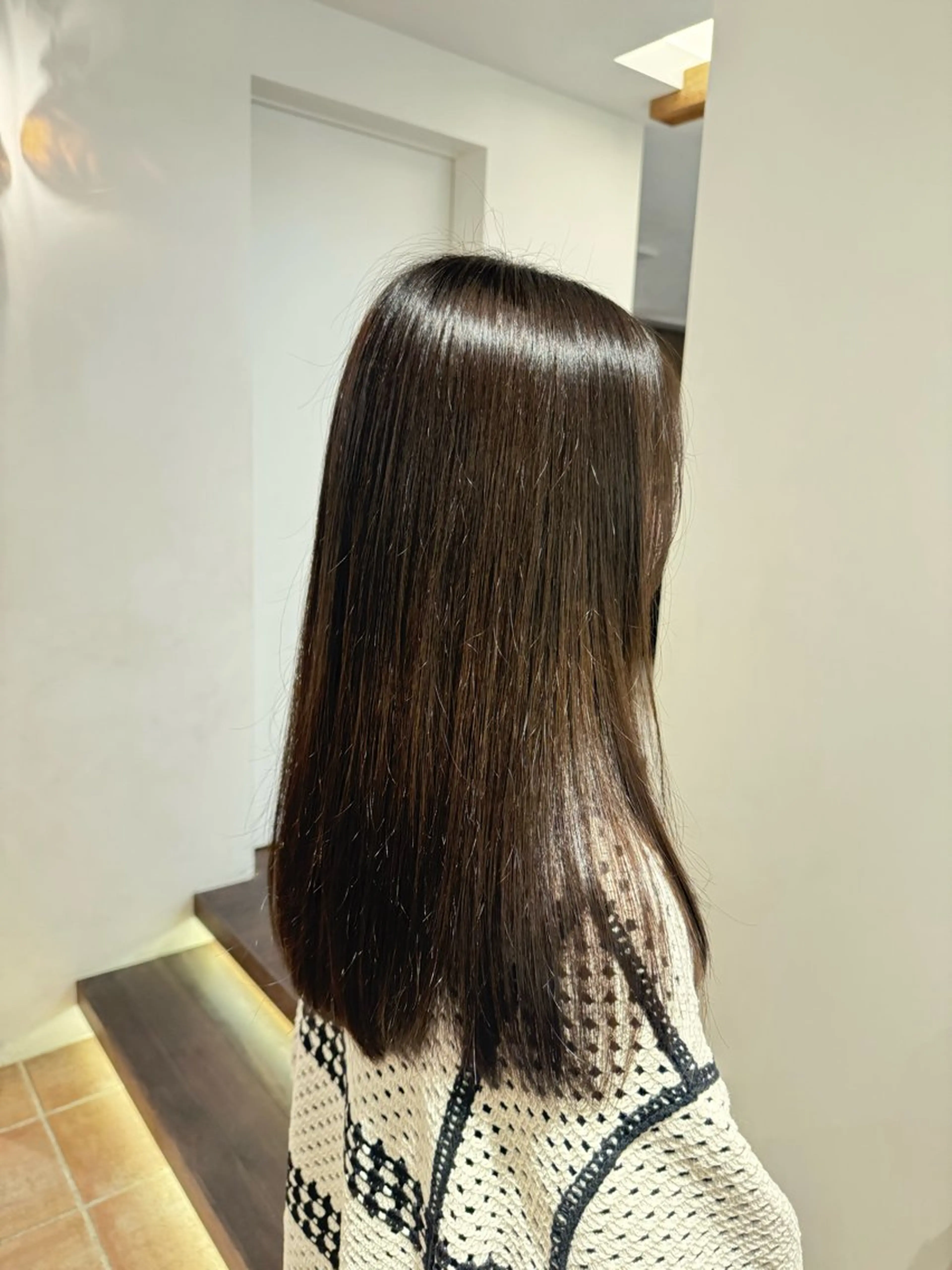 セミロング ヘアカラー トリートメント ヘッドスパ ローネス表参道店所属・🎀無料モデル様 募集中💖ゆりのヘアスタイル