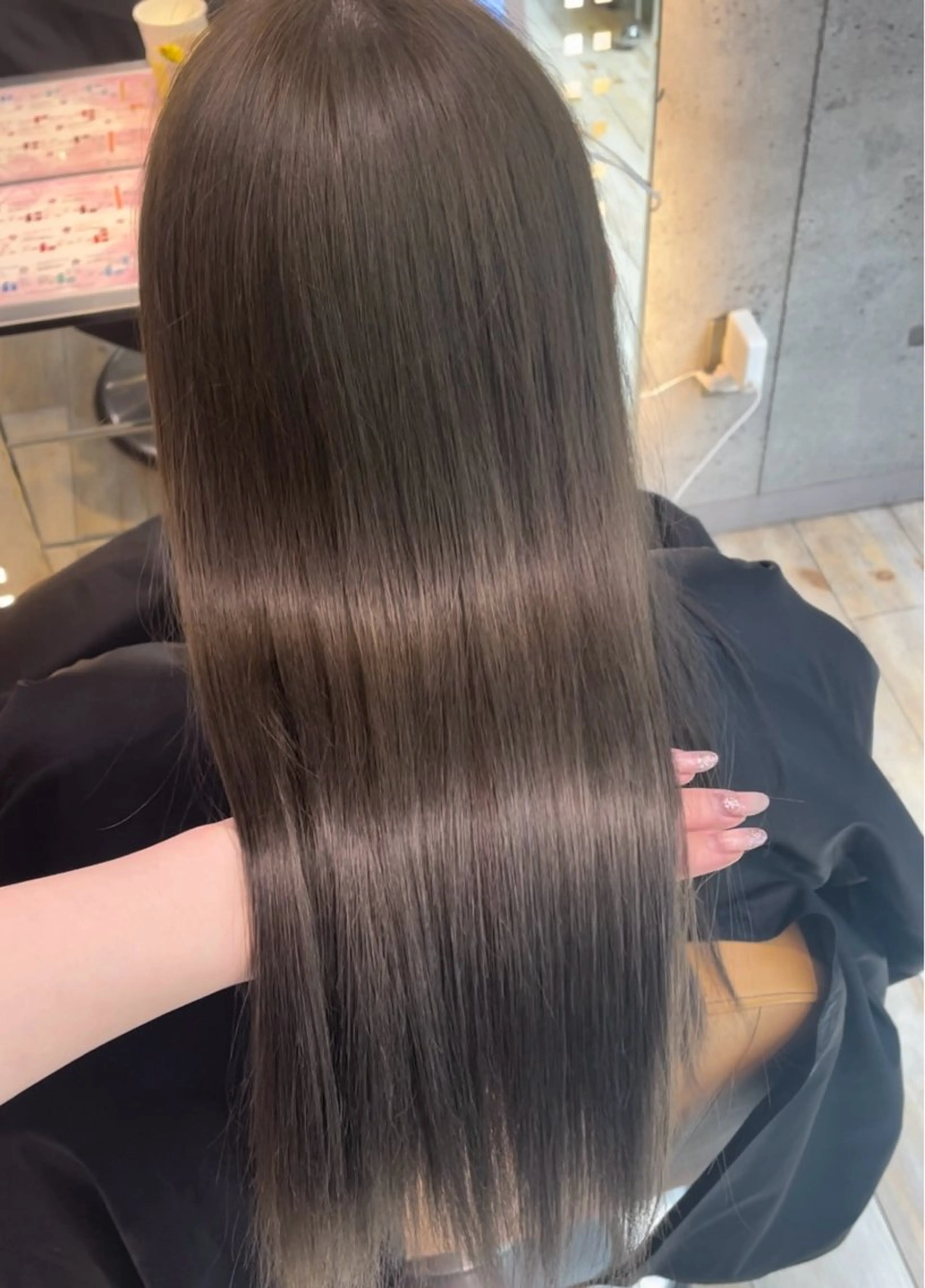 ロング カット ヘアカラー トリートメント PooL ♥ かたやま ひなこのヘアスタイル