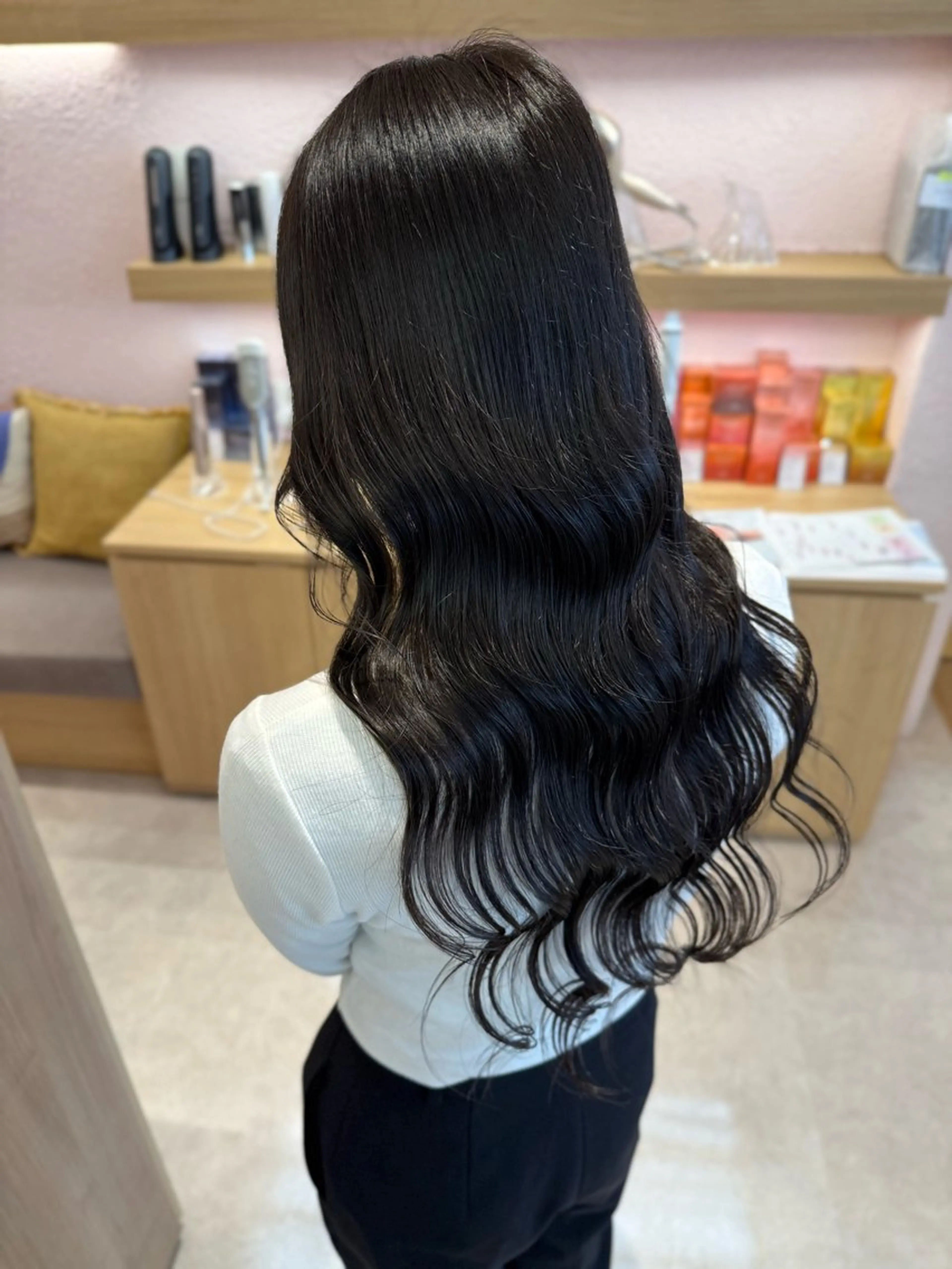 ロング カラー merc.🦋菱谷 はなのヘアスタイル