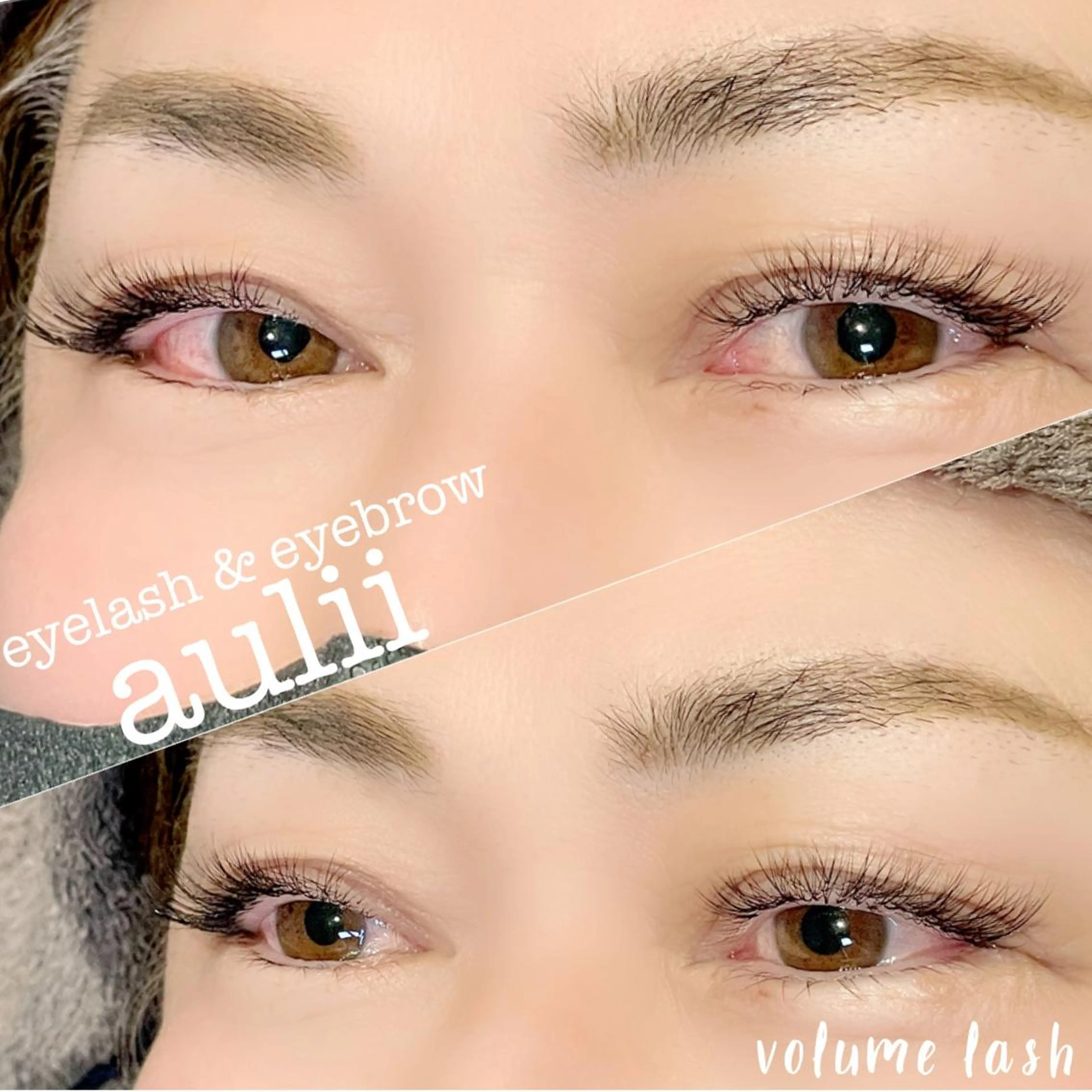 マツエク・マツパ ボリュームラッシュ まつげと眉毛の専門店 auliiのマツエク・マツパデザイン
