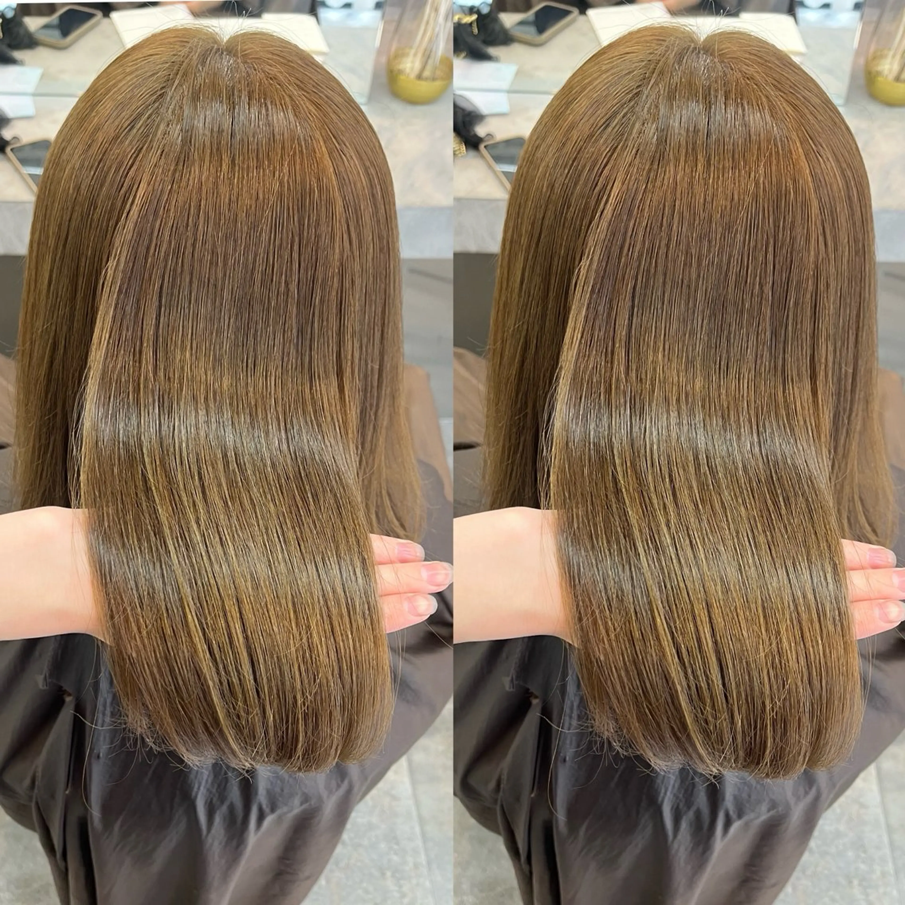 カラー ベージュカラー オリーブベージュ ヘアカラー 🦄mimi🦄 艶髪/透明感/メンズのヘアスタイル