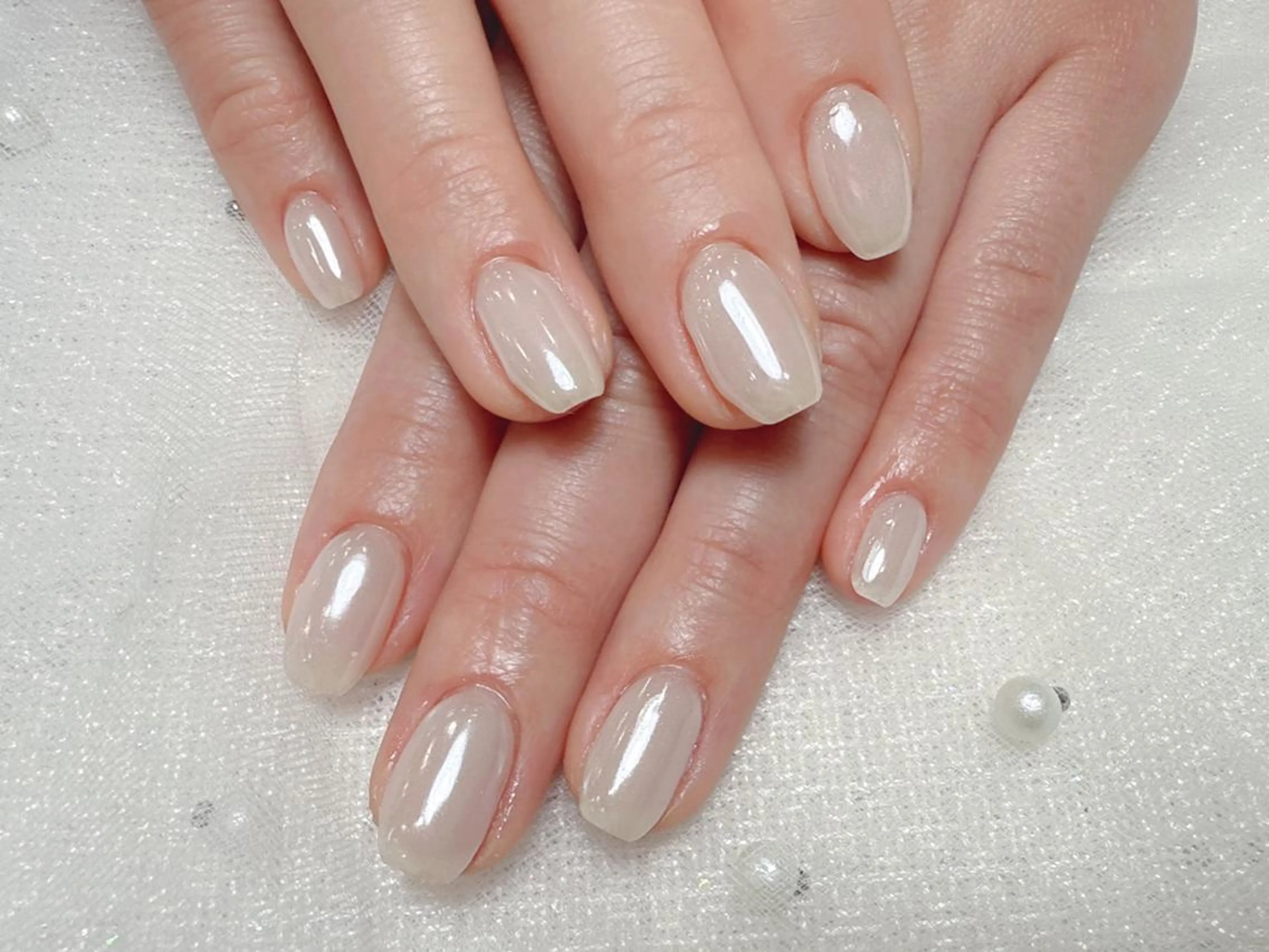 [オフ無料]ミラーネイルorオーロラネイルの写真