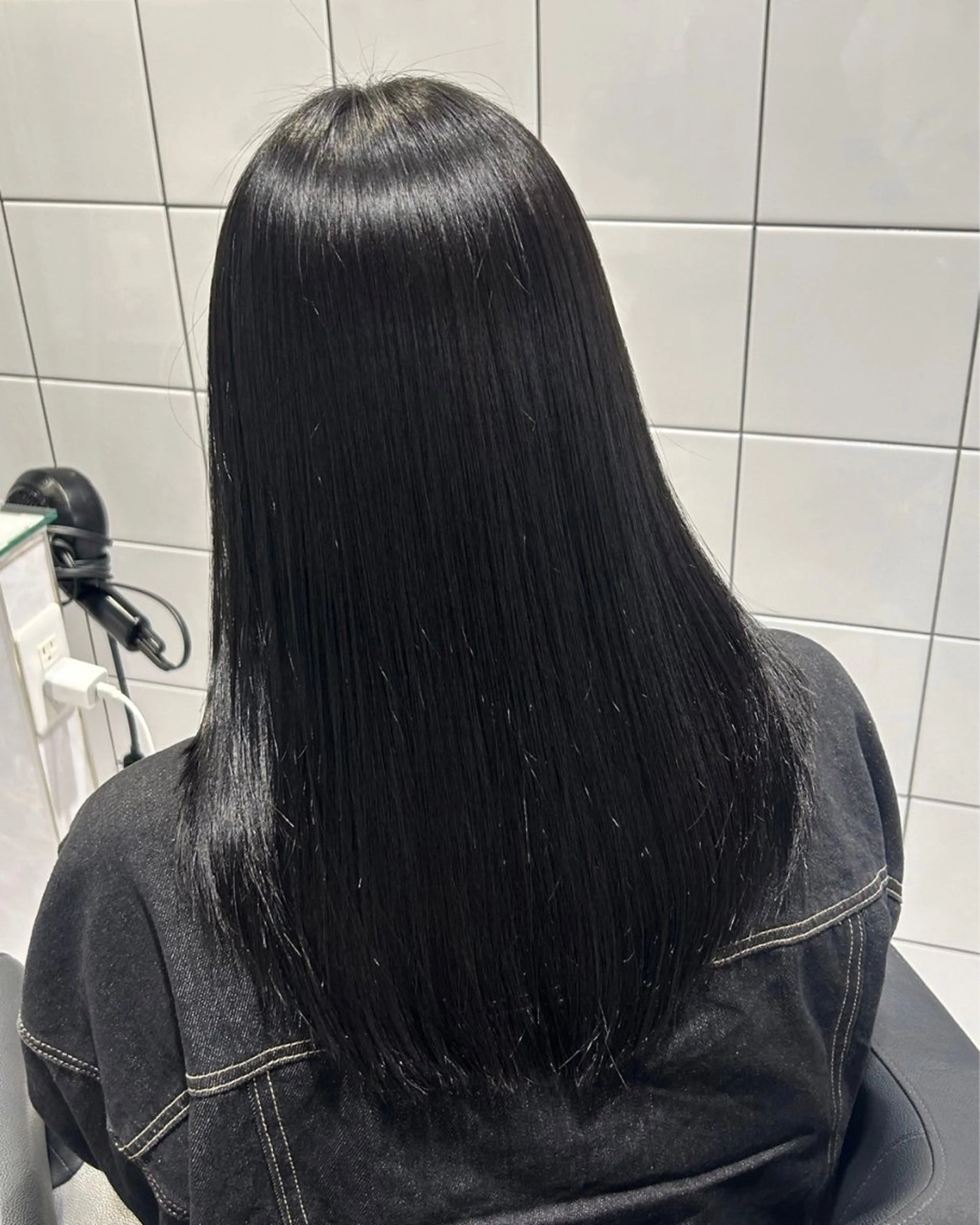 ロング カラー ヘアカラー トリートメント 表参道/透明感カラー /暗髪/ジュキヤのヘアスタイル