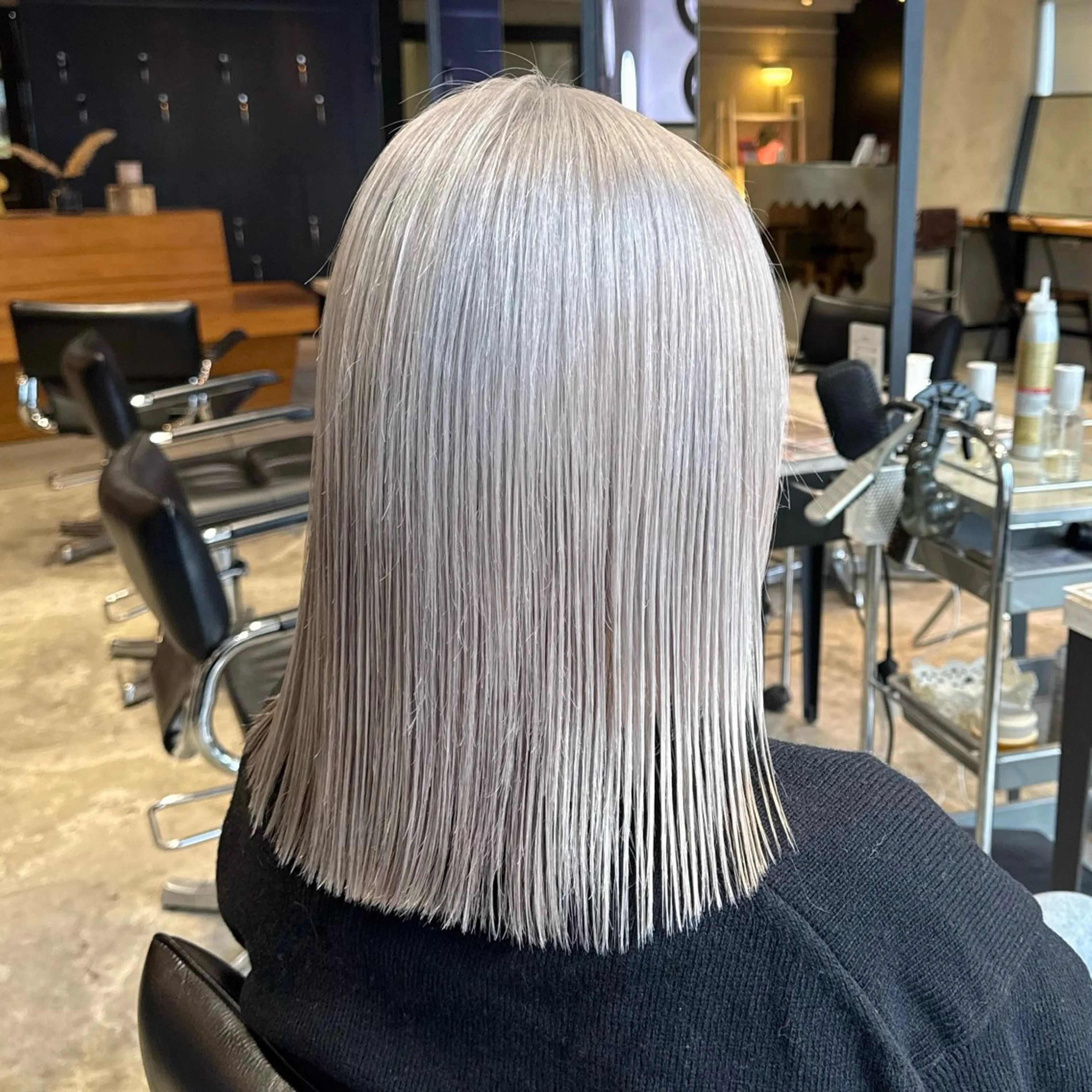 ✨☘️今月限定☘️✨メンテナンスカット＋ブリーチ＋カラー+トリートメント(1回ブリーチ込)の写真