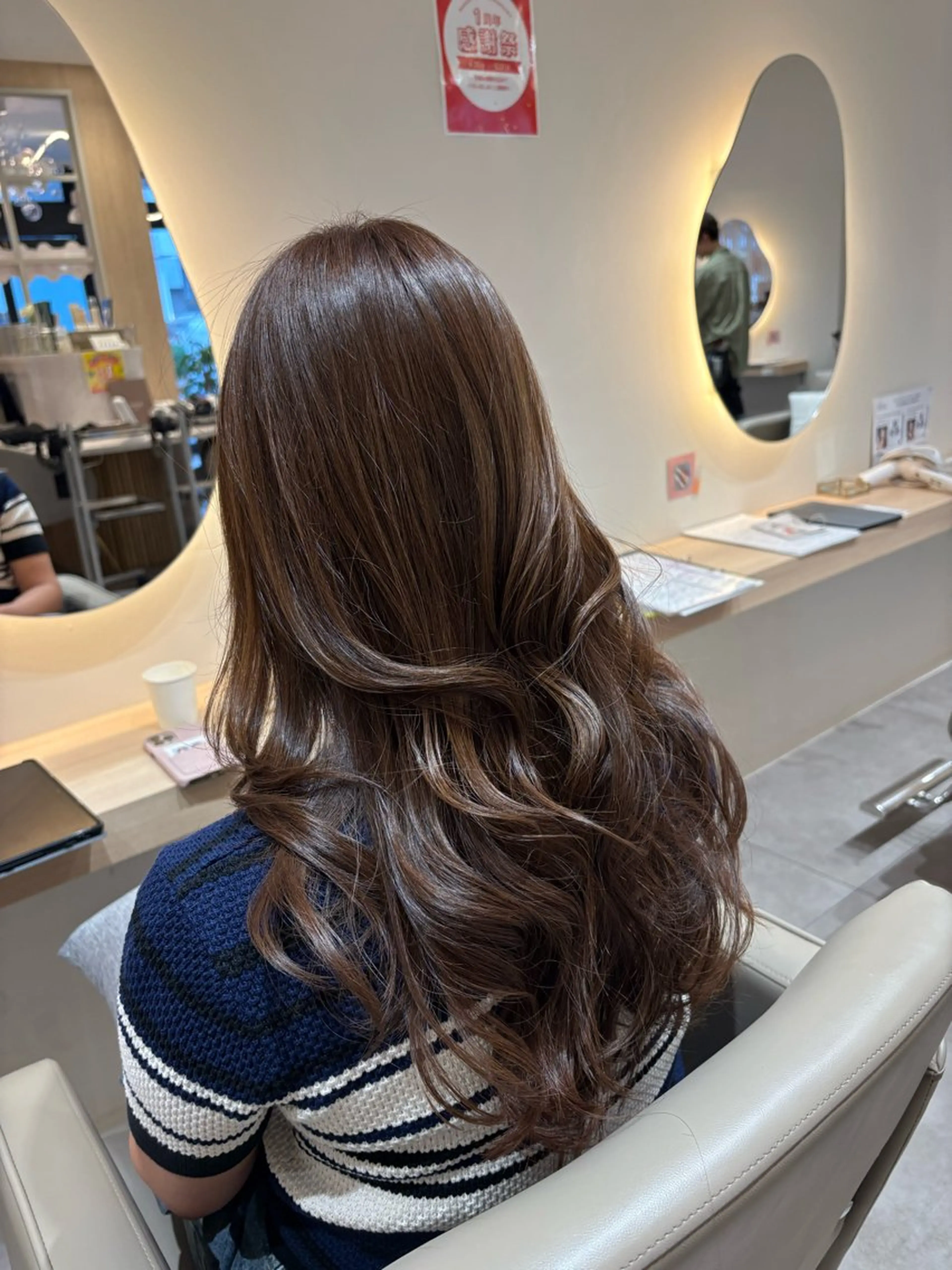ロング カラー ベージュカラー オリーブベージュ ハイレイヤー レイヤーカット カット ヘアカラー レイヤー/透明感/髪 質改善/メンズ/佐藤のヘアスタイル