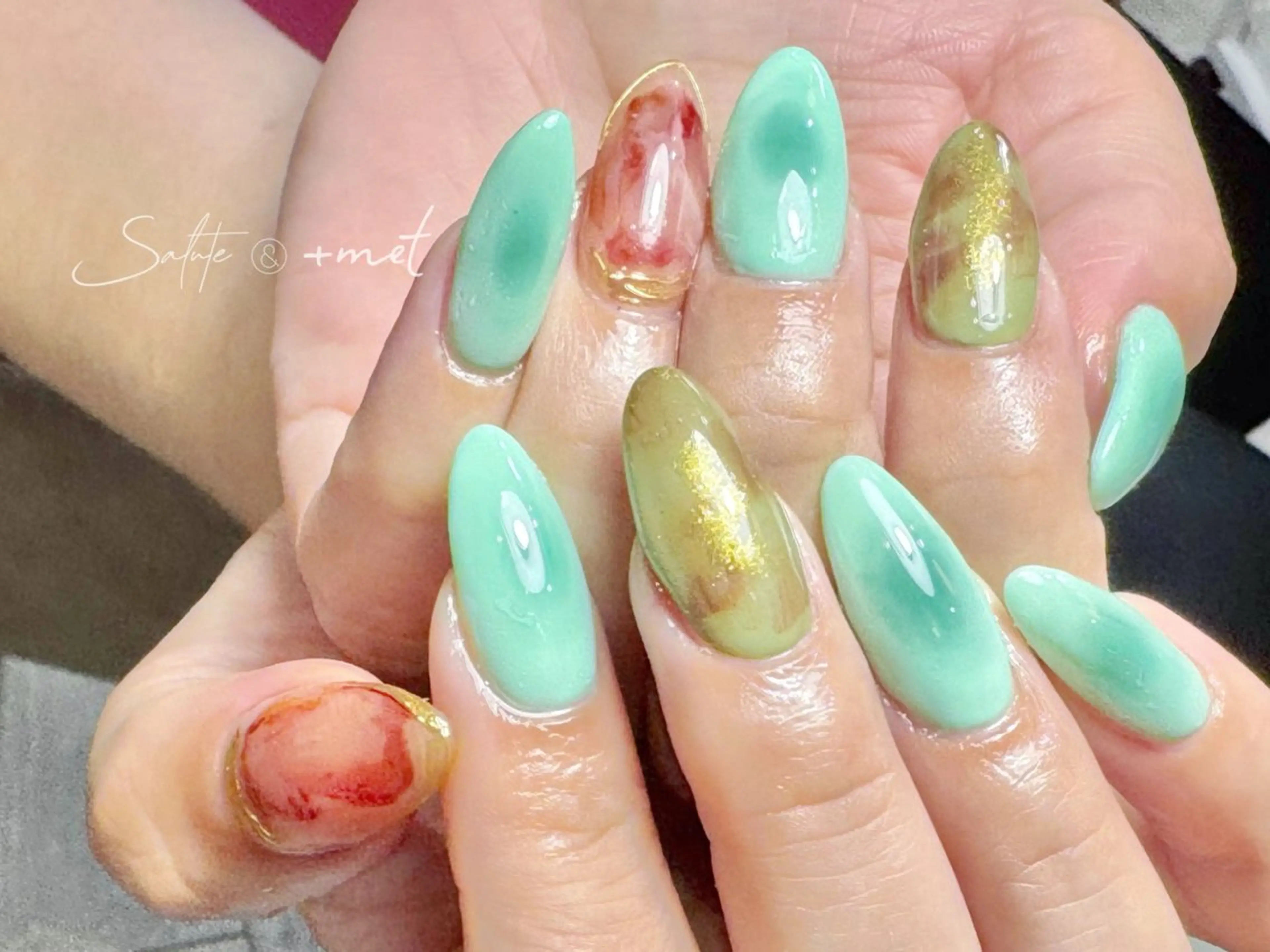 ネイル アートネイル Refine ネイリスト 坂本のネイルデザイン