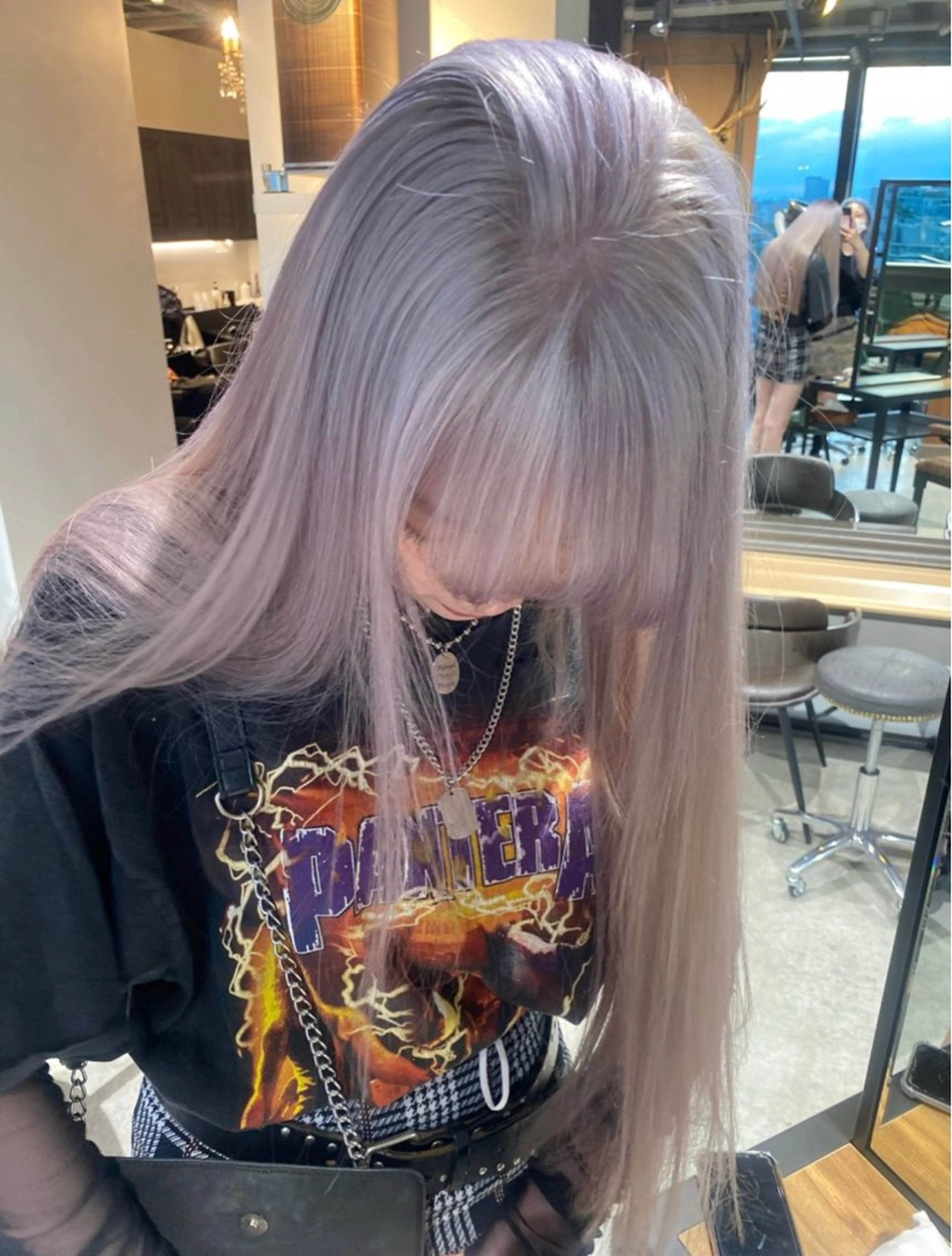 ロング カラー 只野 真衣のヘアスタイル