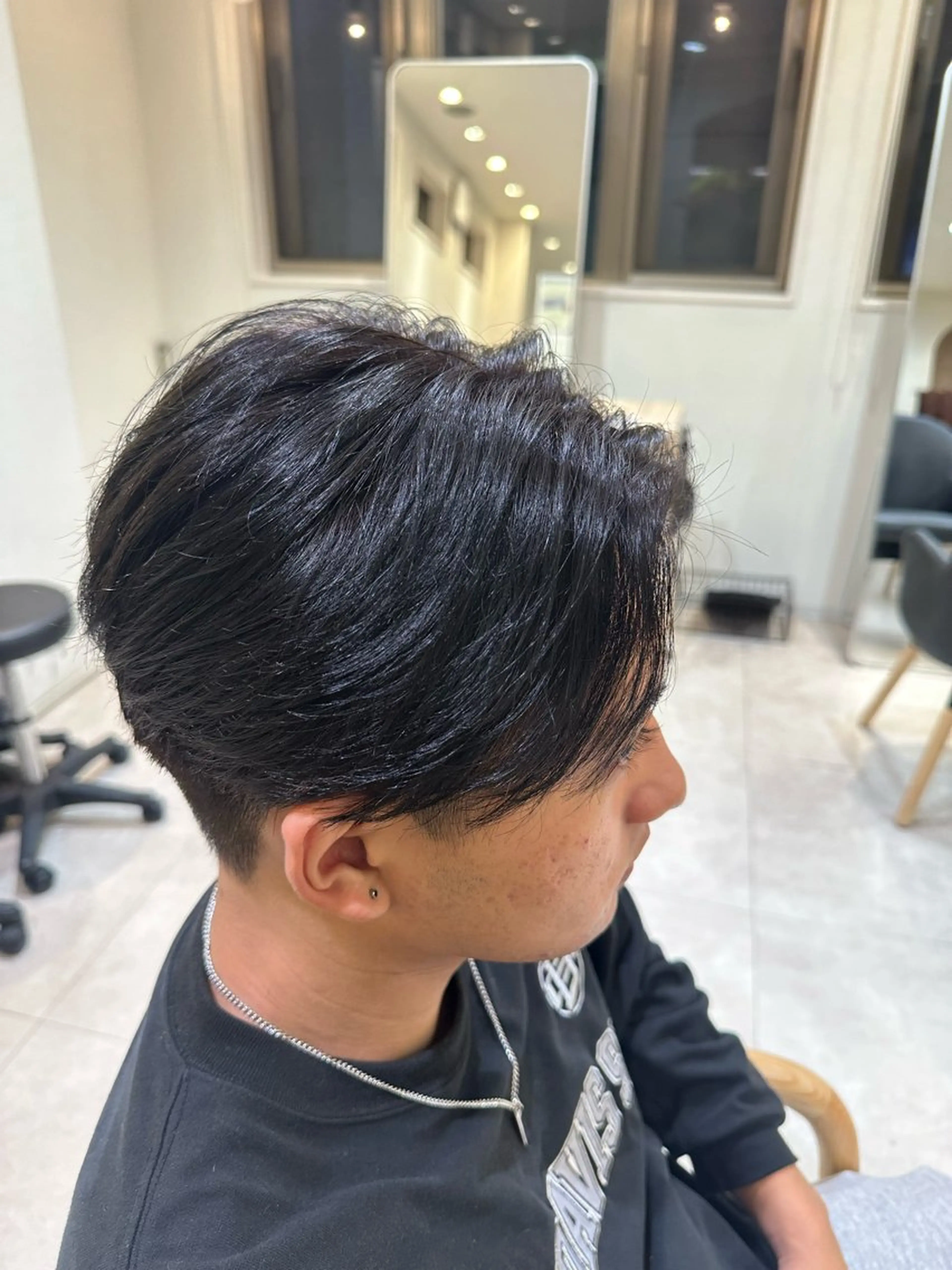 カラー メンズ ブラウンカラー ナチュラルブラウン カット ヘアカラー トリートメント 【パーマの達人】 💎メンズ特化🔥徹のヘアスタイル