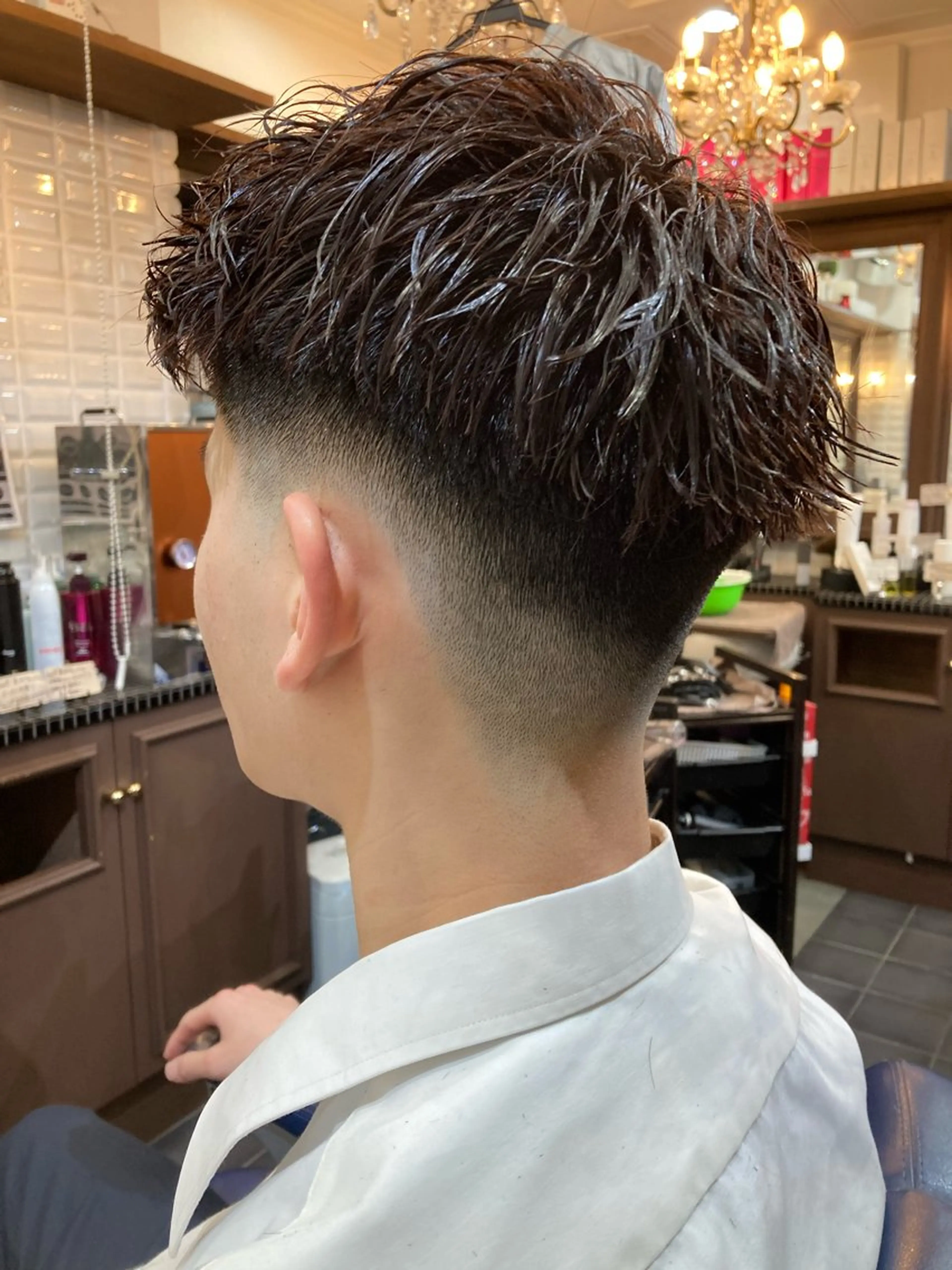 ショート メンズ ルピナス中田店長 山口大地のヘアスタイル