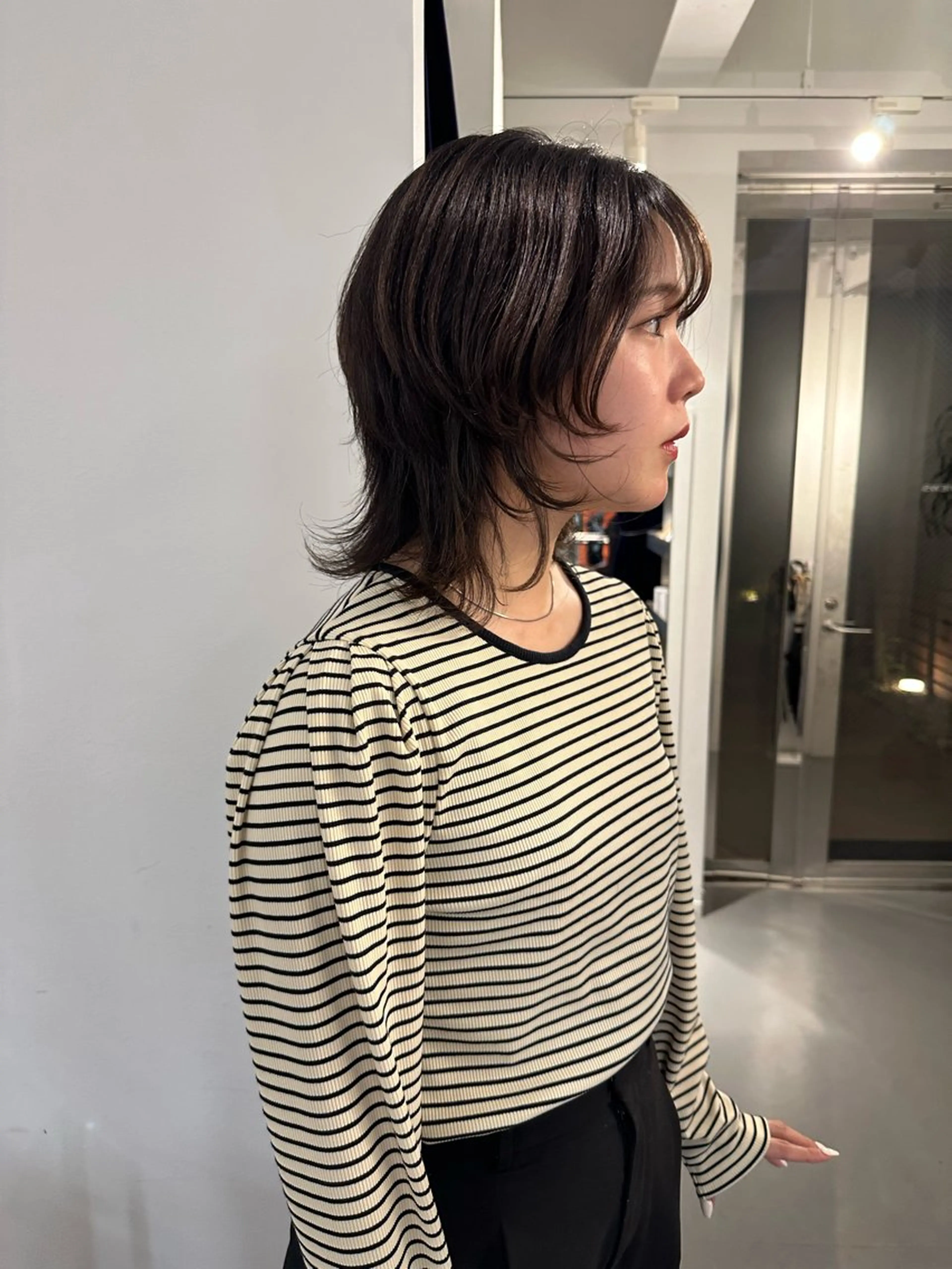 ミディアム カット お悩み解決パーマ hana🩰のヘアスタイル