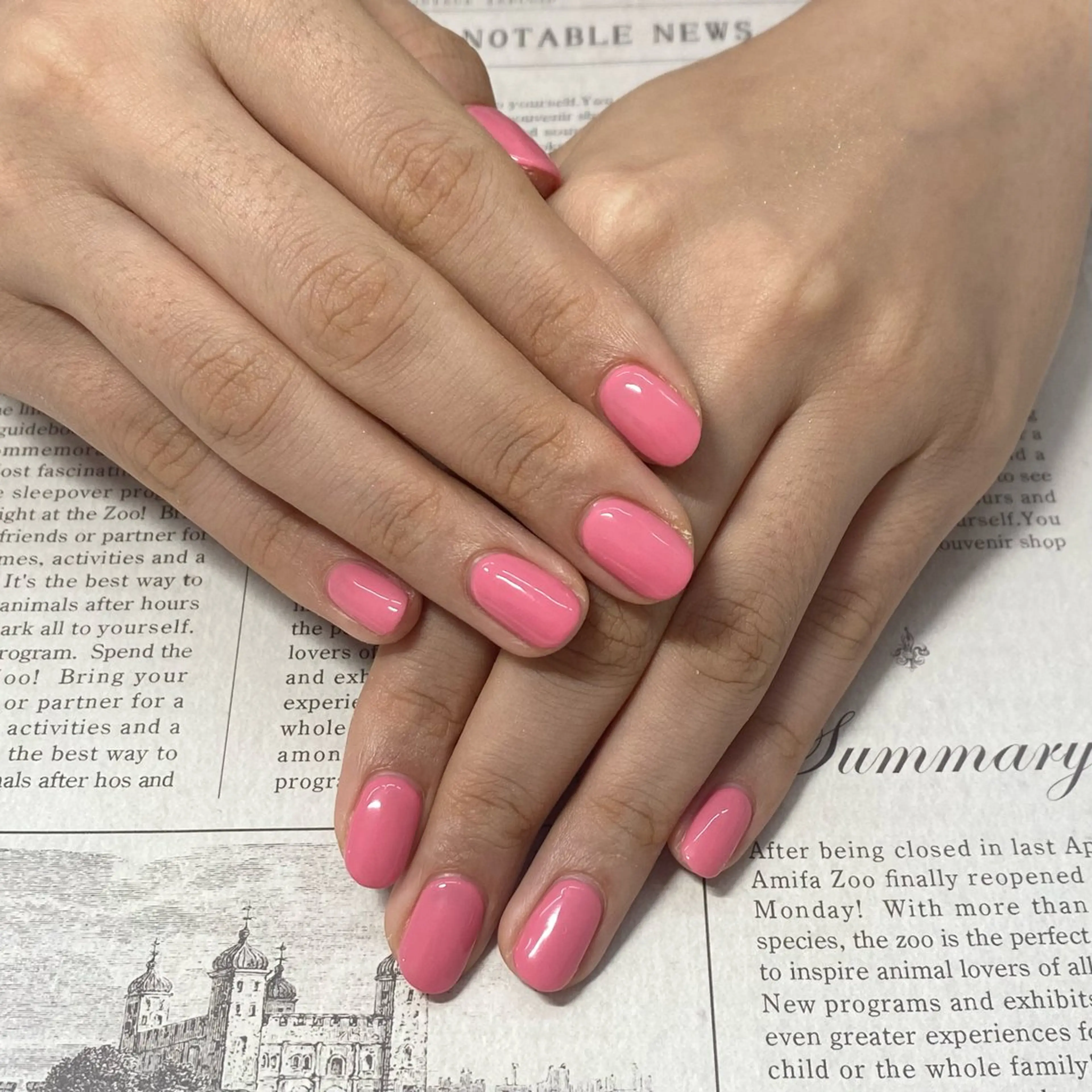 ネイル ワンカラーネイル ハンドネイル garden momoのネイルデザイン