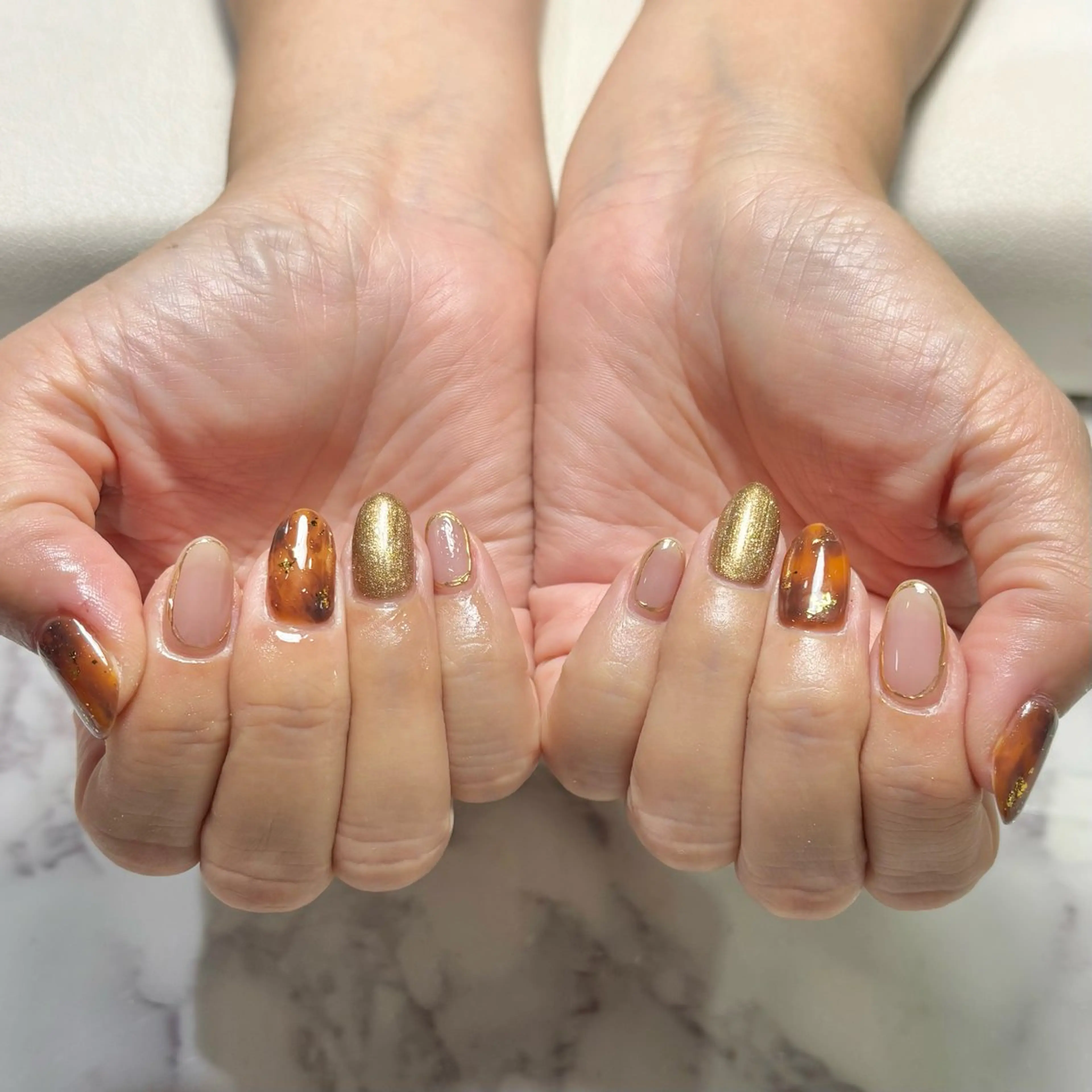 ネイル べっ甲ネイル ツメイク船橋店 Yuukaのネイルデザイン