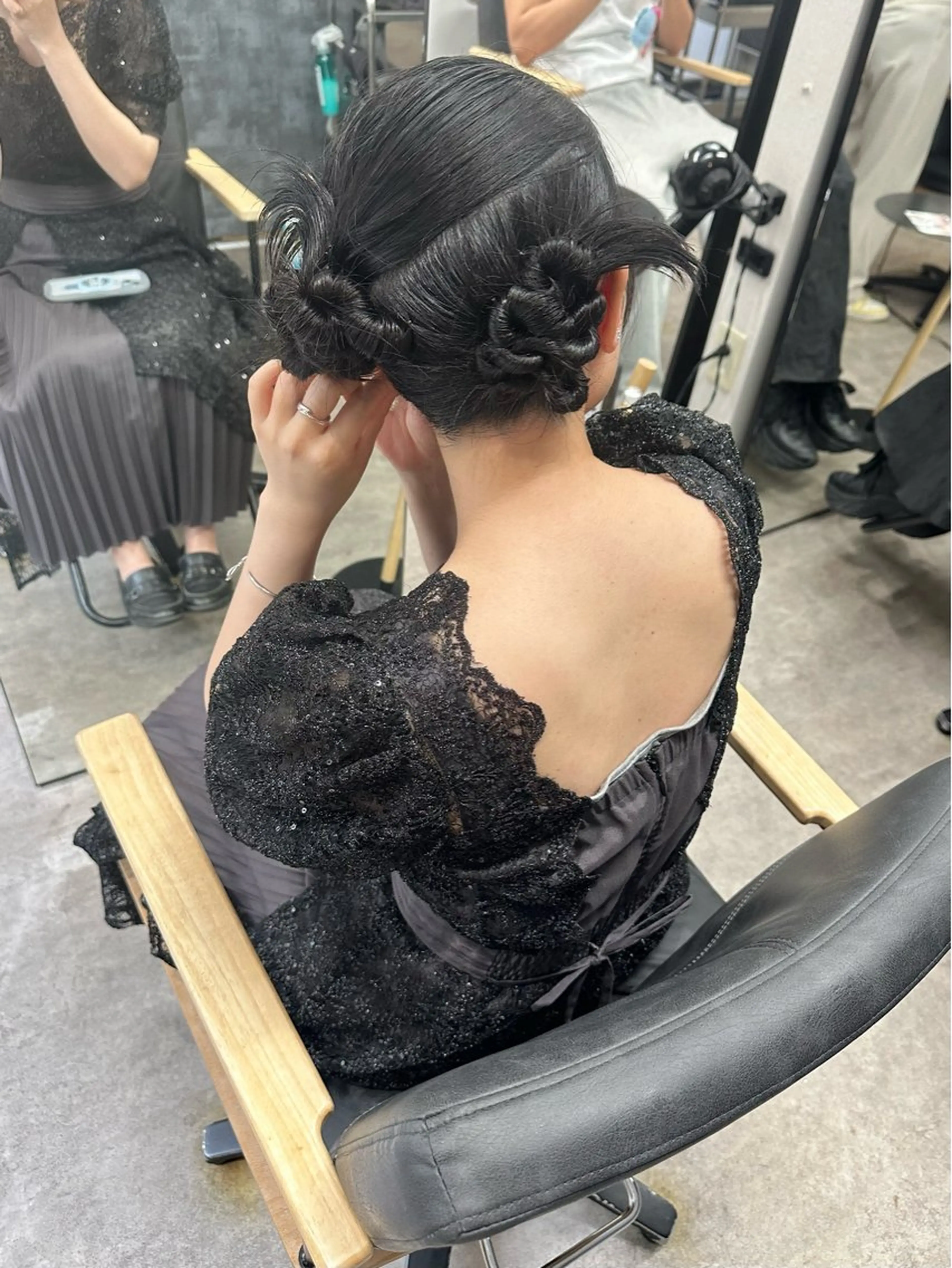 セミロング ヘアアレンジ ヘアセット レイヤーカット🪄 耳ツボ🎀Ayumiのヘアスタイル