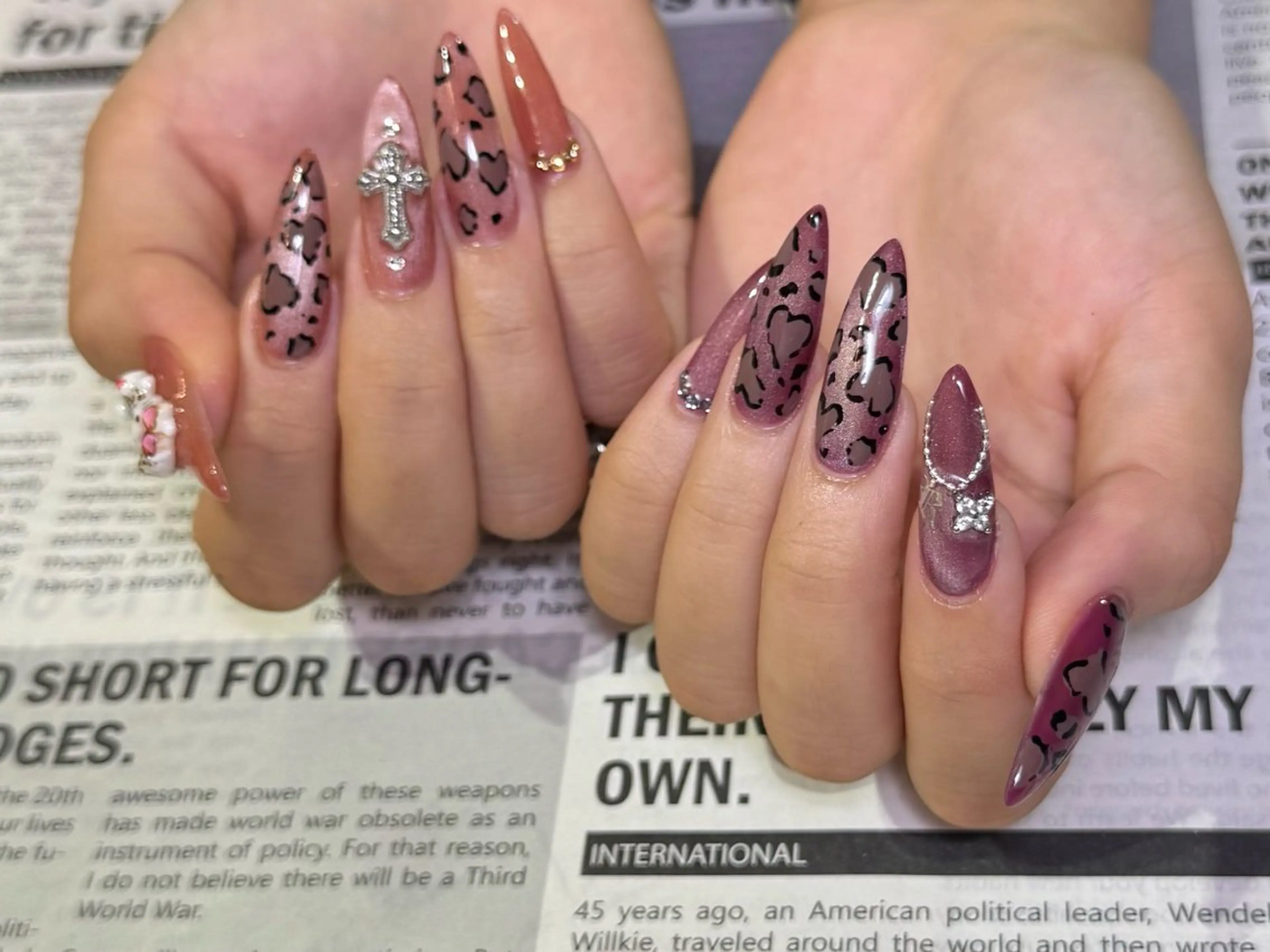 ネイル スカルプネイル ハンドネイル Mnailsalon フィルイン対応サロンのネイルデザイン