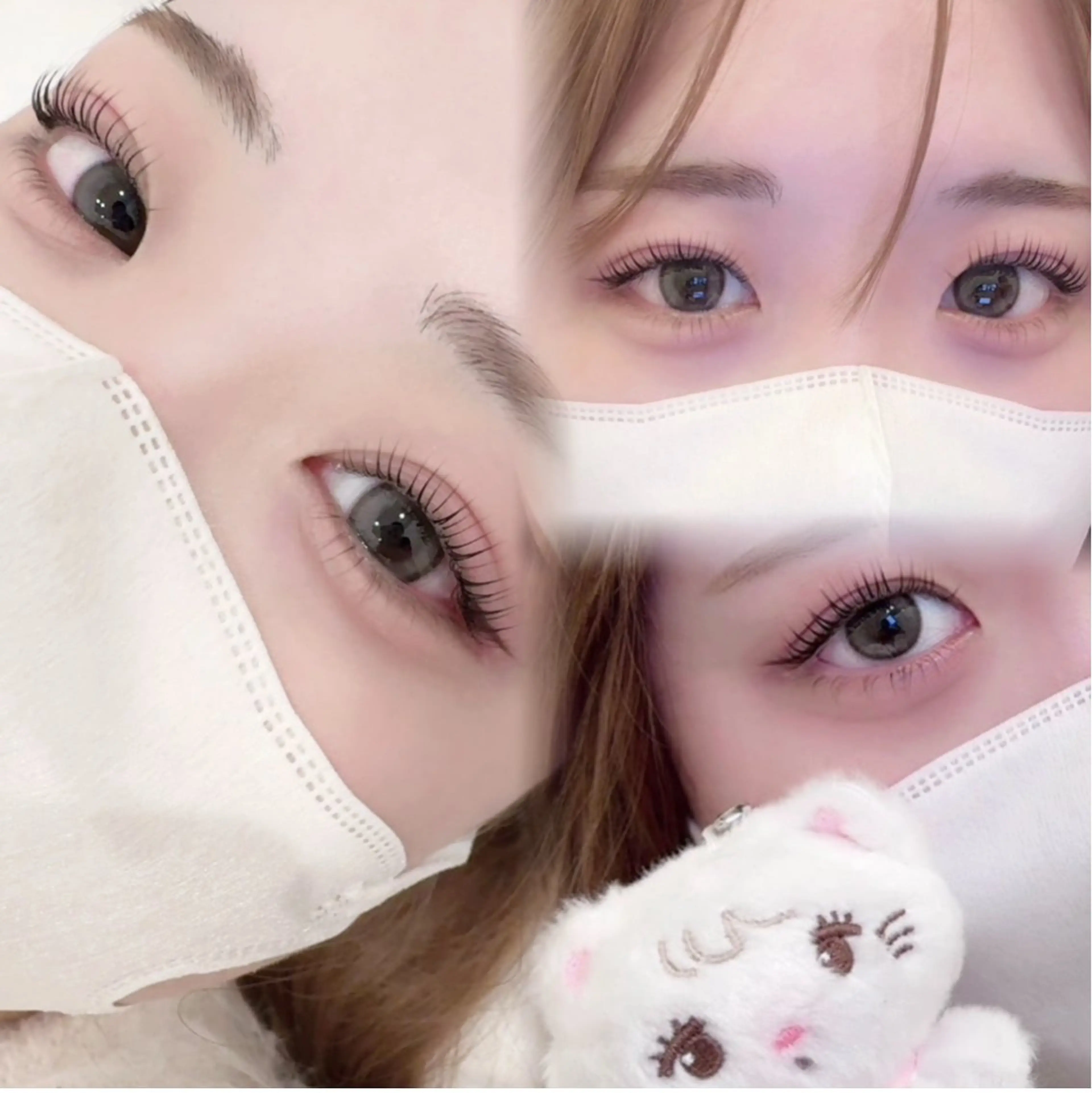 マツエク・マツパ パリジェンヌラッシュリフト nekoRu hiranoのマツエク・マツパデザイン