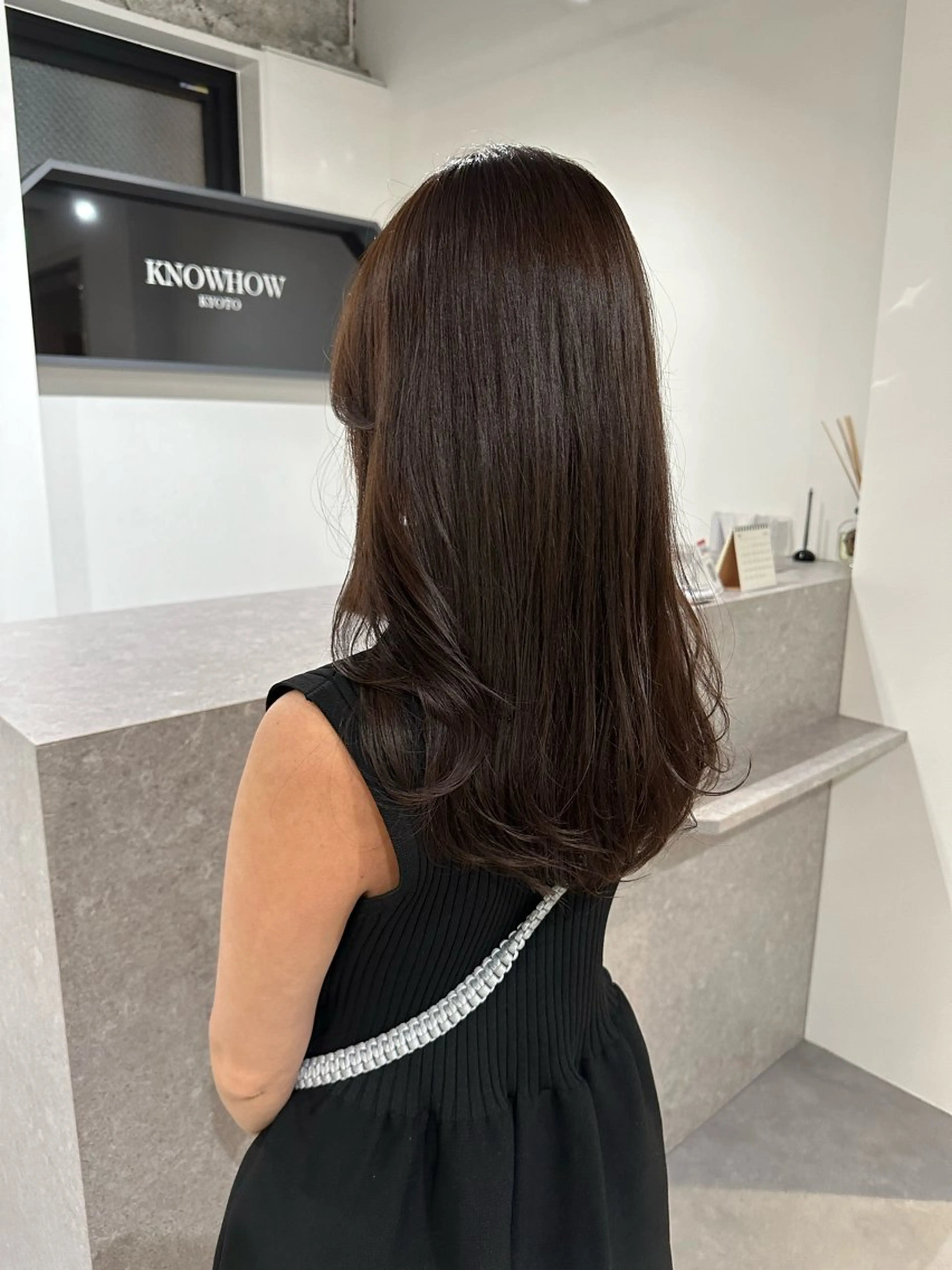 ロング アンニュイヘア/ 顔周りカット/眞弓萌のヘアスタイル