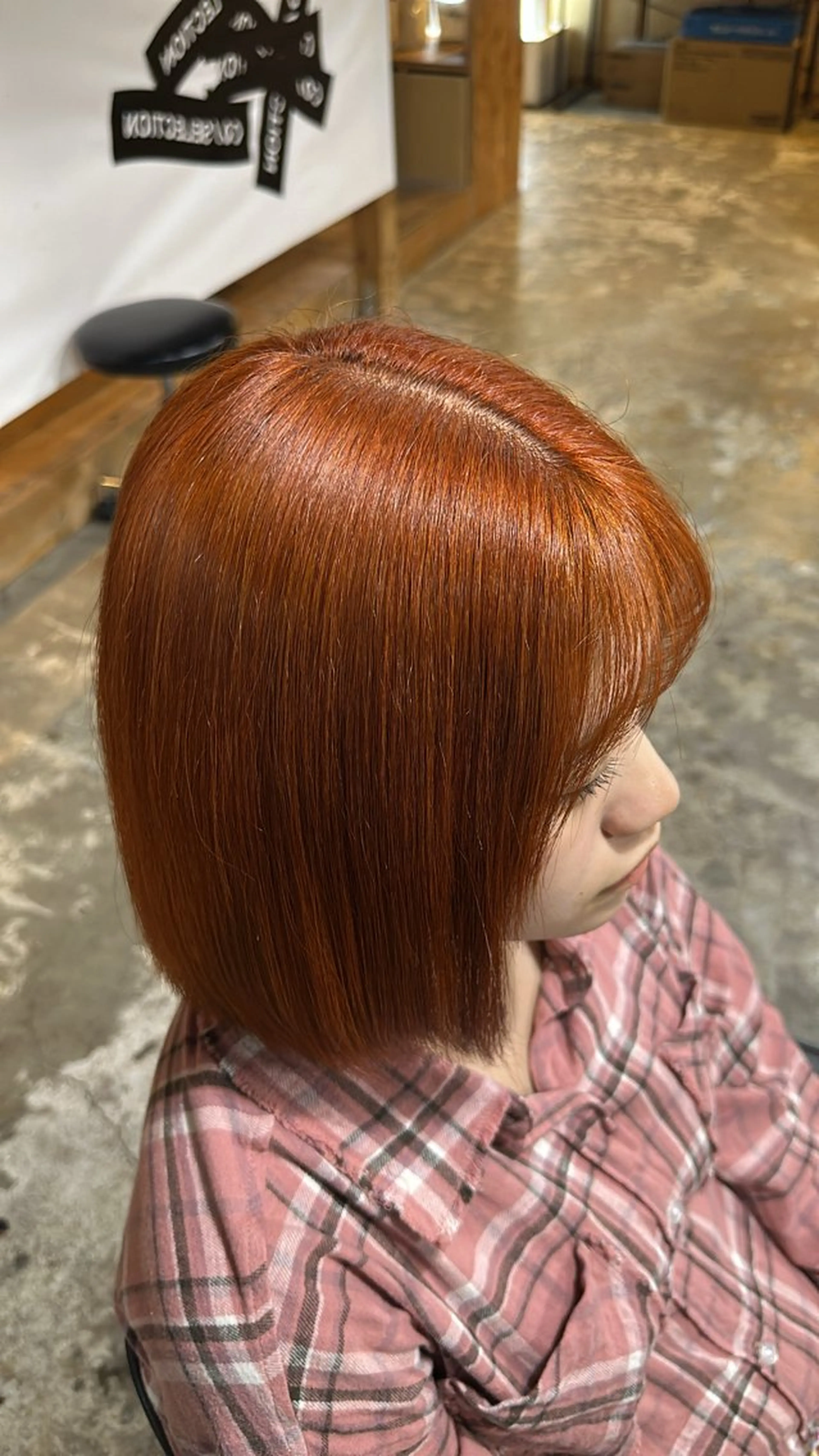 ショート カラー ブリーチ ダブルカラー 縮毛矯正 ヘアカラー ヘッドスパ 吉田 和/縮毛矯正/ ダブルカラーのヘアスタイル