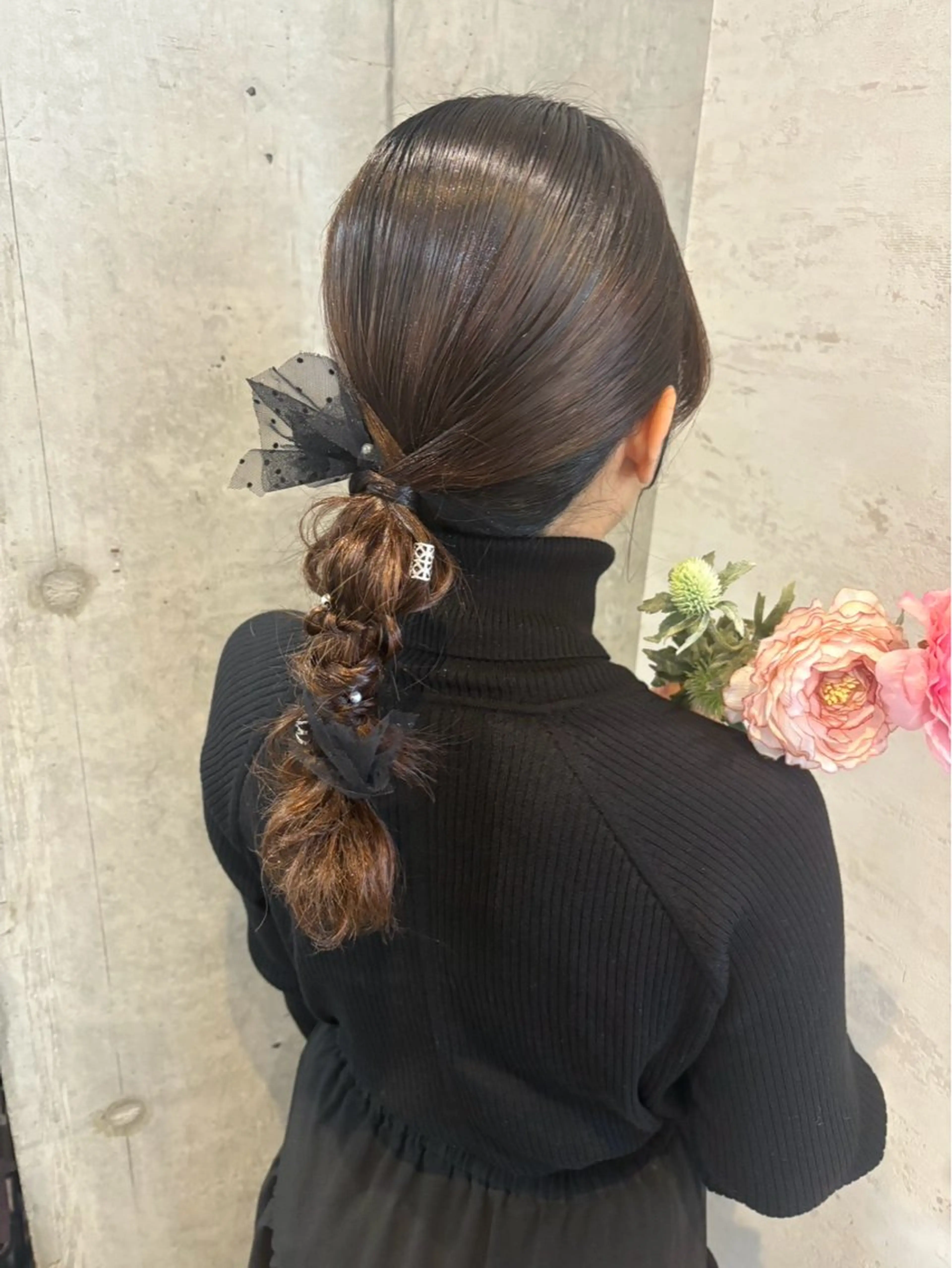 ロング ヘアアレンジ ヘアセット 美髪× ヘアセット✨Araiのヘアスタイル